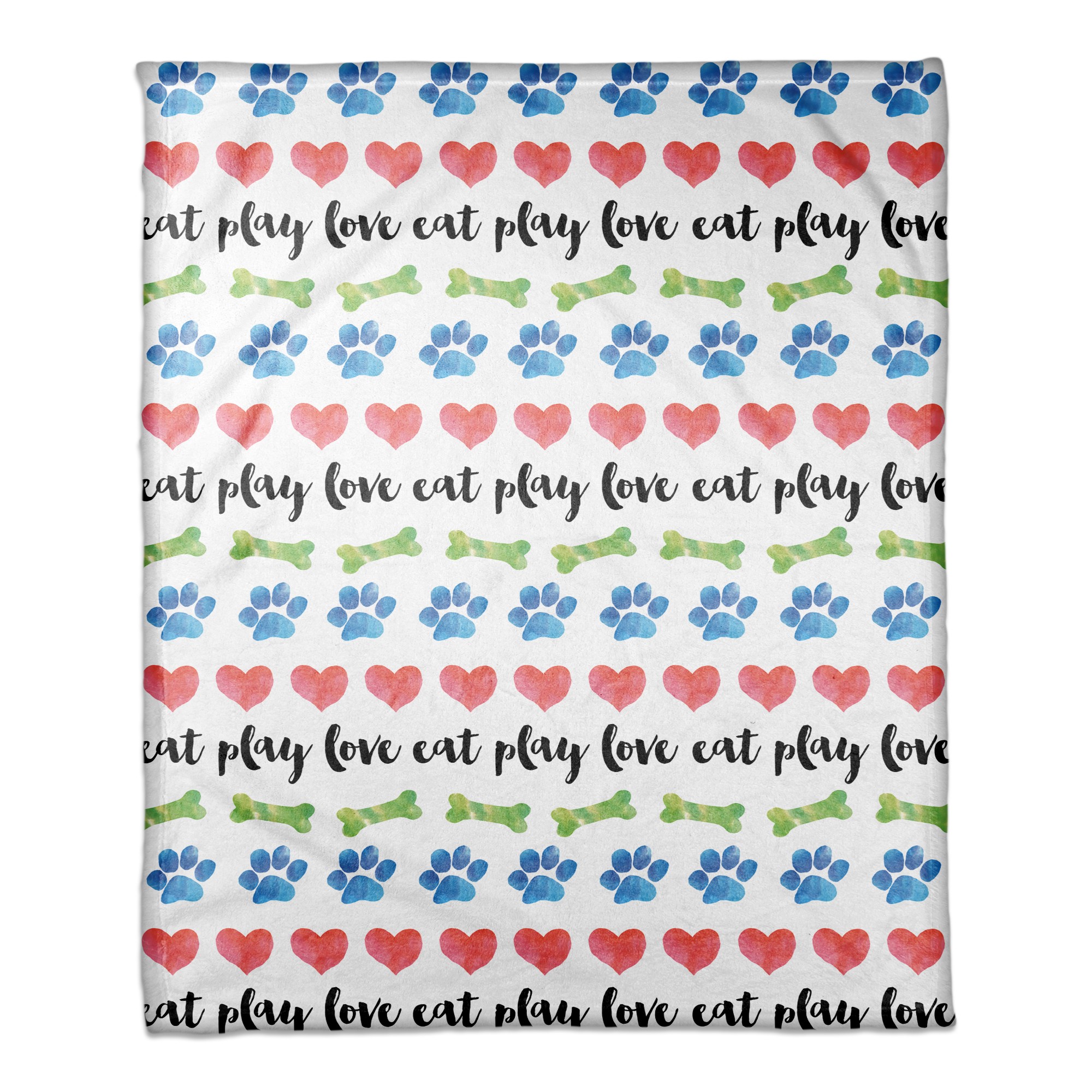 Eat Play Love Throw