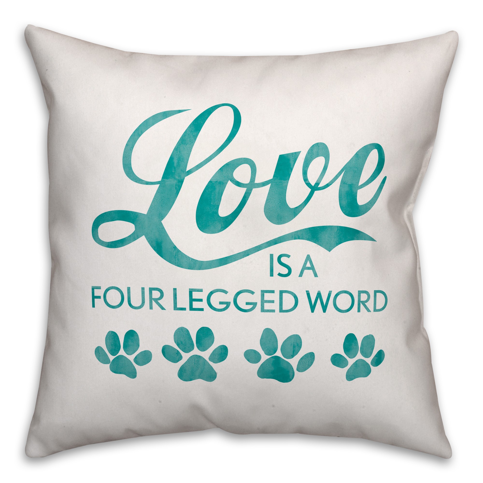 Four Legged Love Pillow Cover