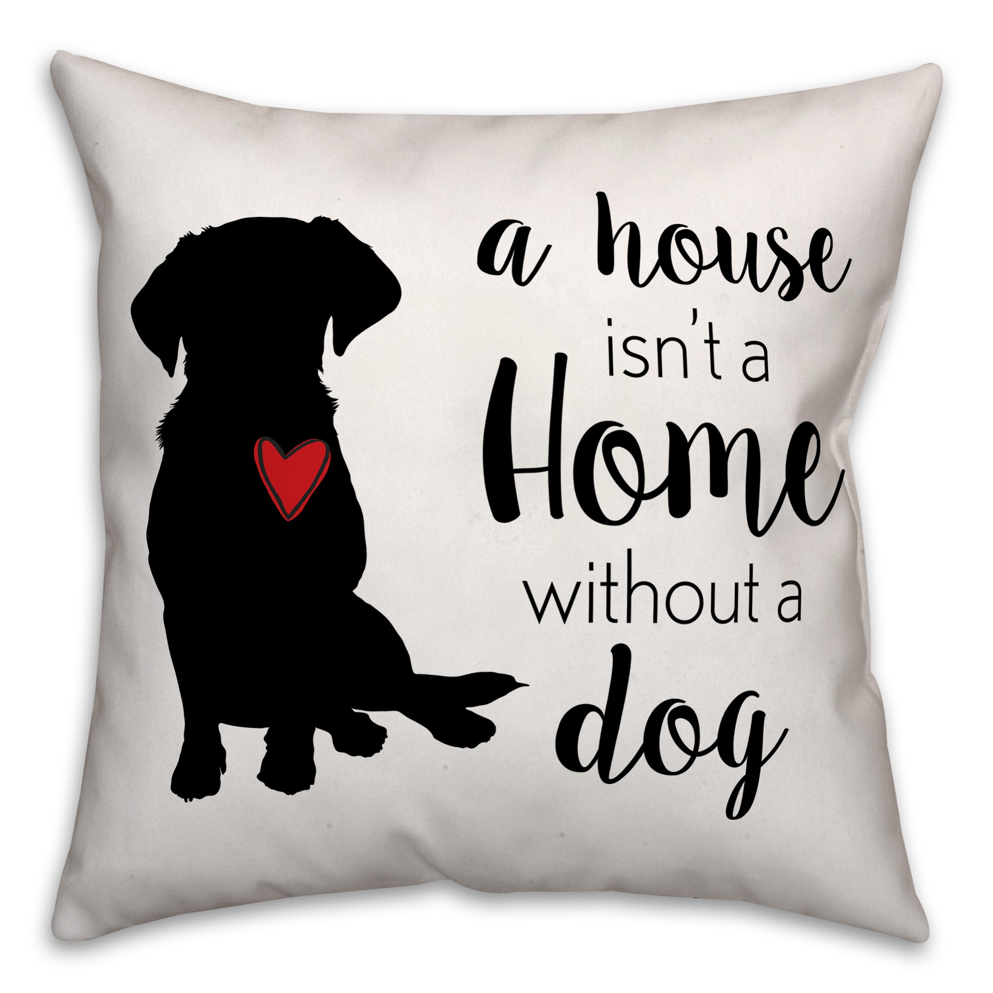 House Home Dog Pillow Cover