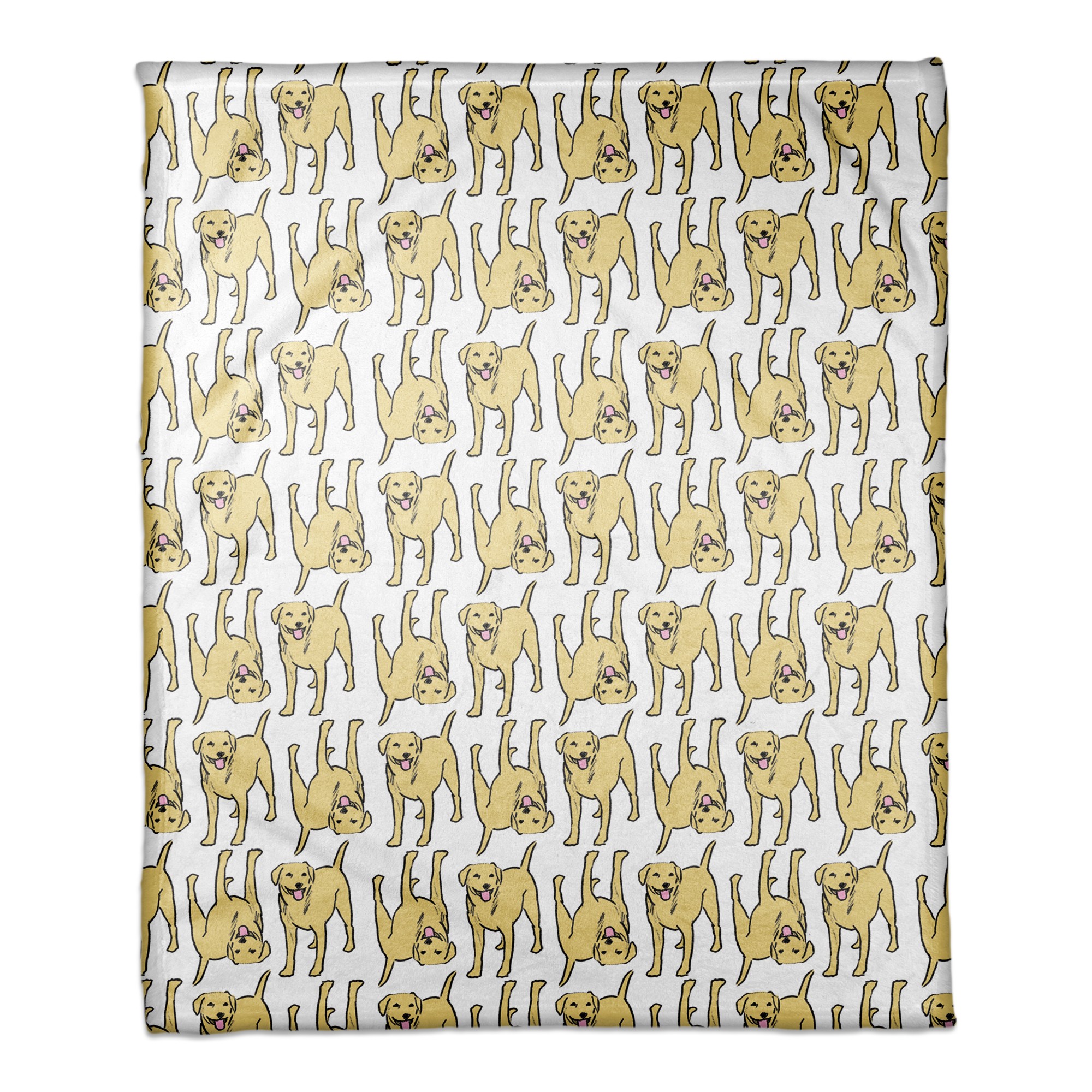 All the Yellow Labs Throw