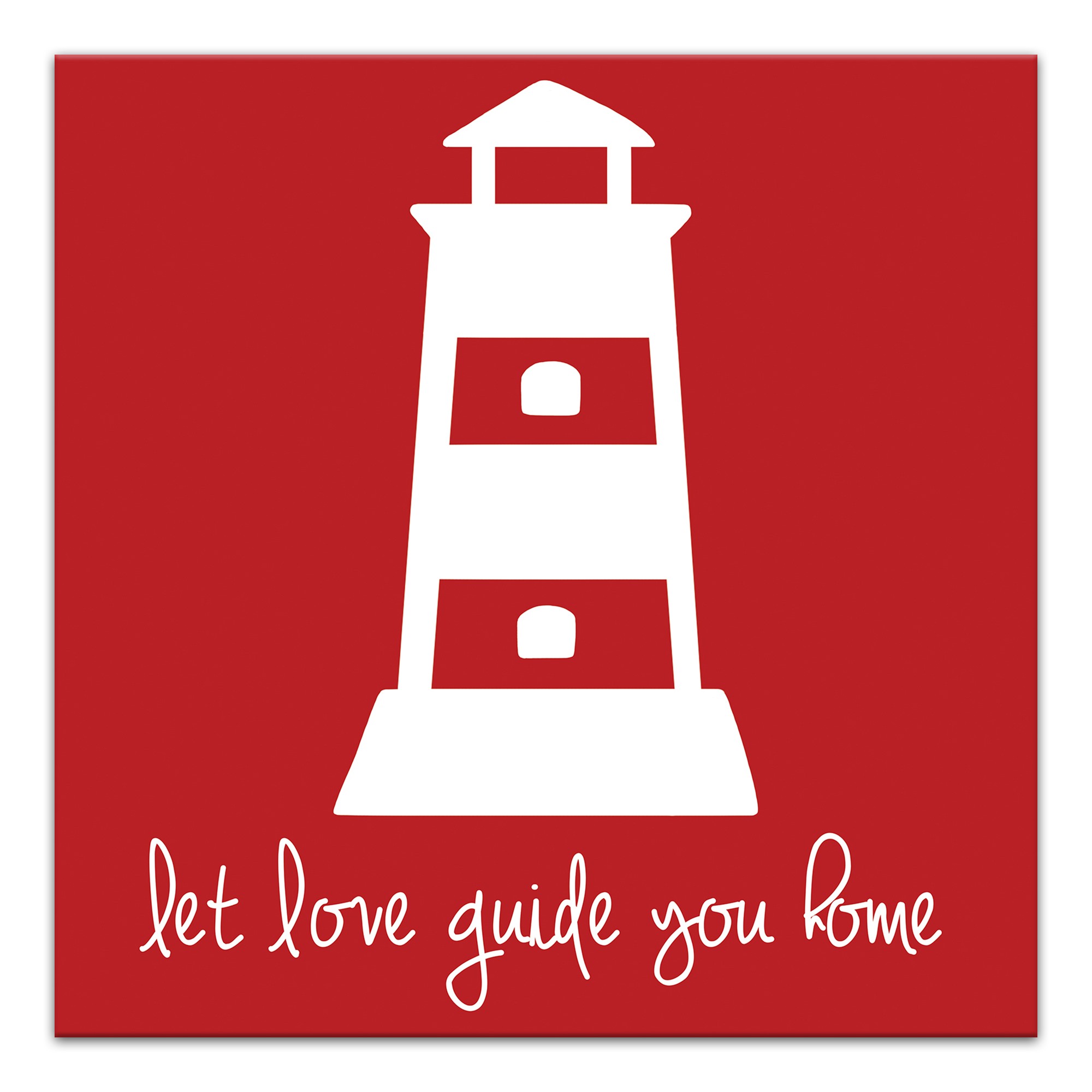 Love Guide Home 12x12 Canvas Wall Art