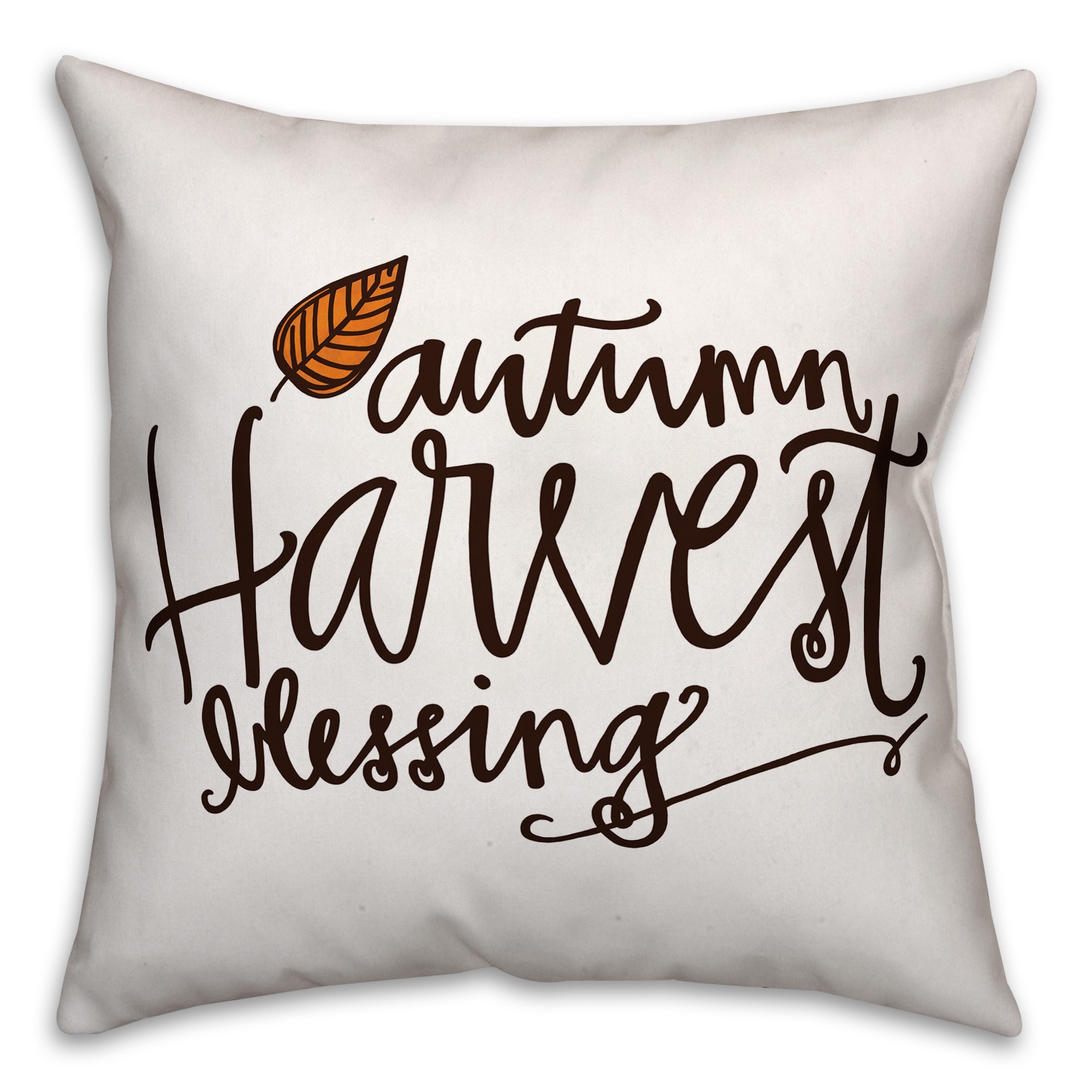 Autumn Harvest Blessing Pillow
