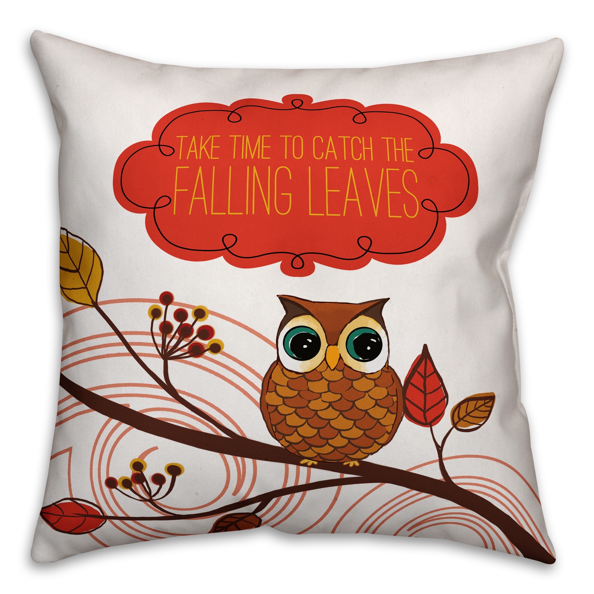 Friendly Fall Reminder Pillow