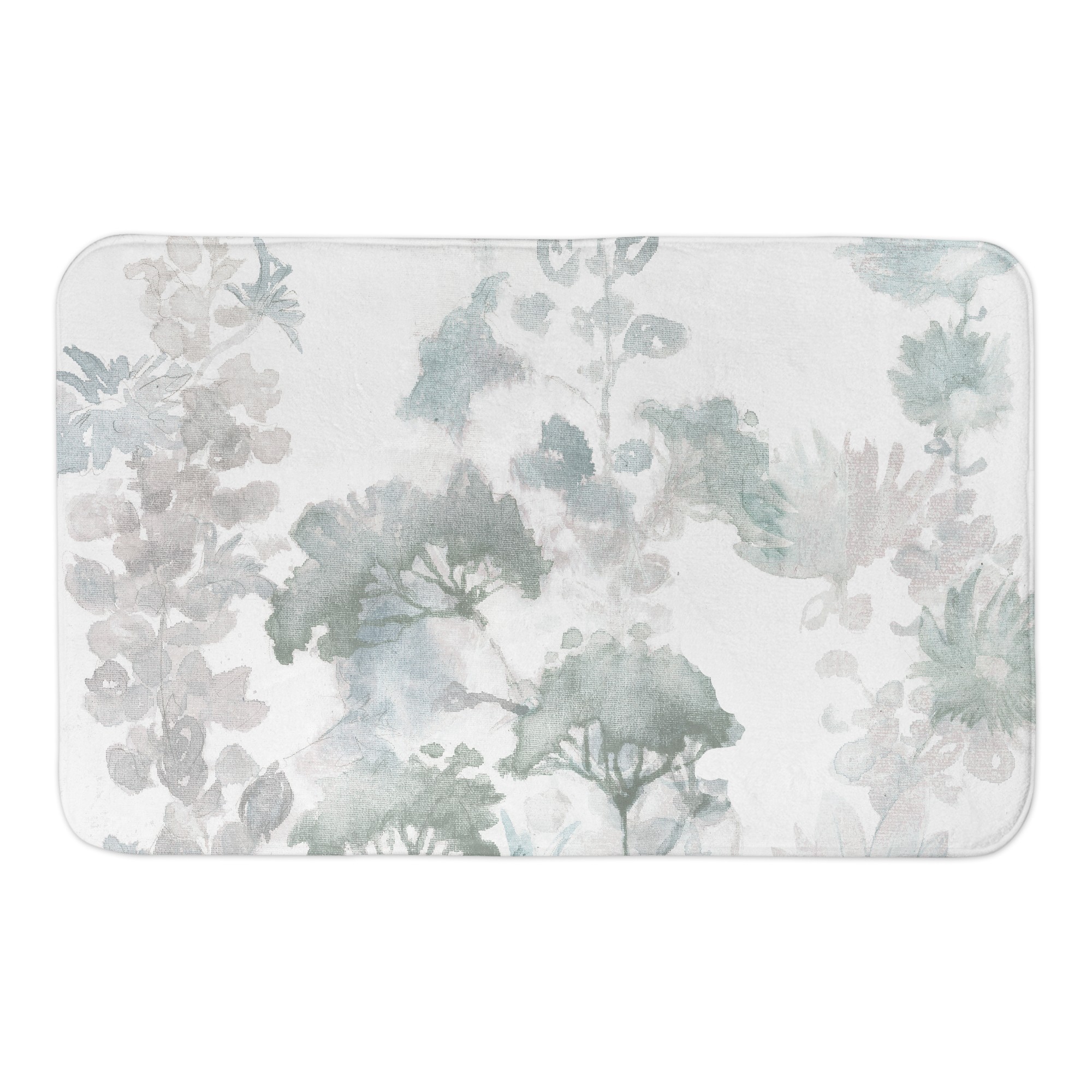 Soft Wildflowers 34x21 Bath Mat