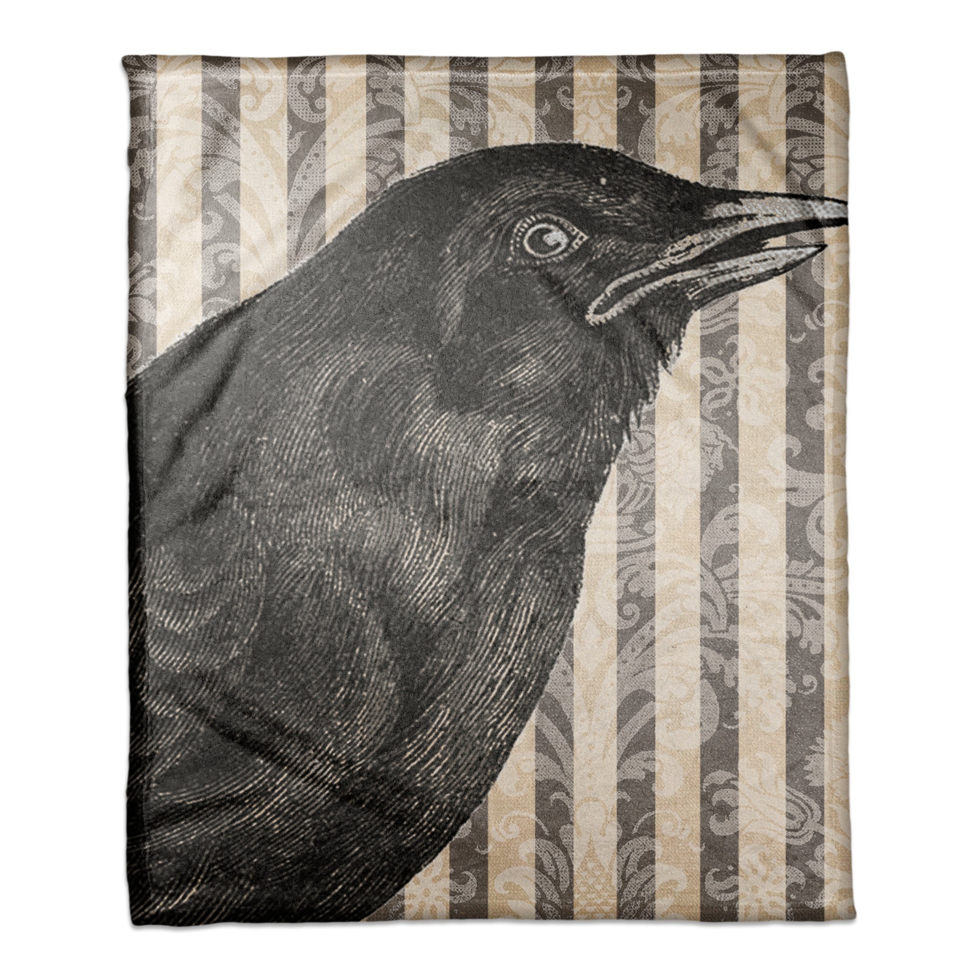 Spooky Crow Throw