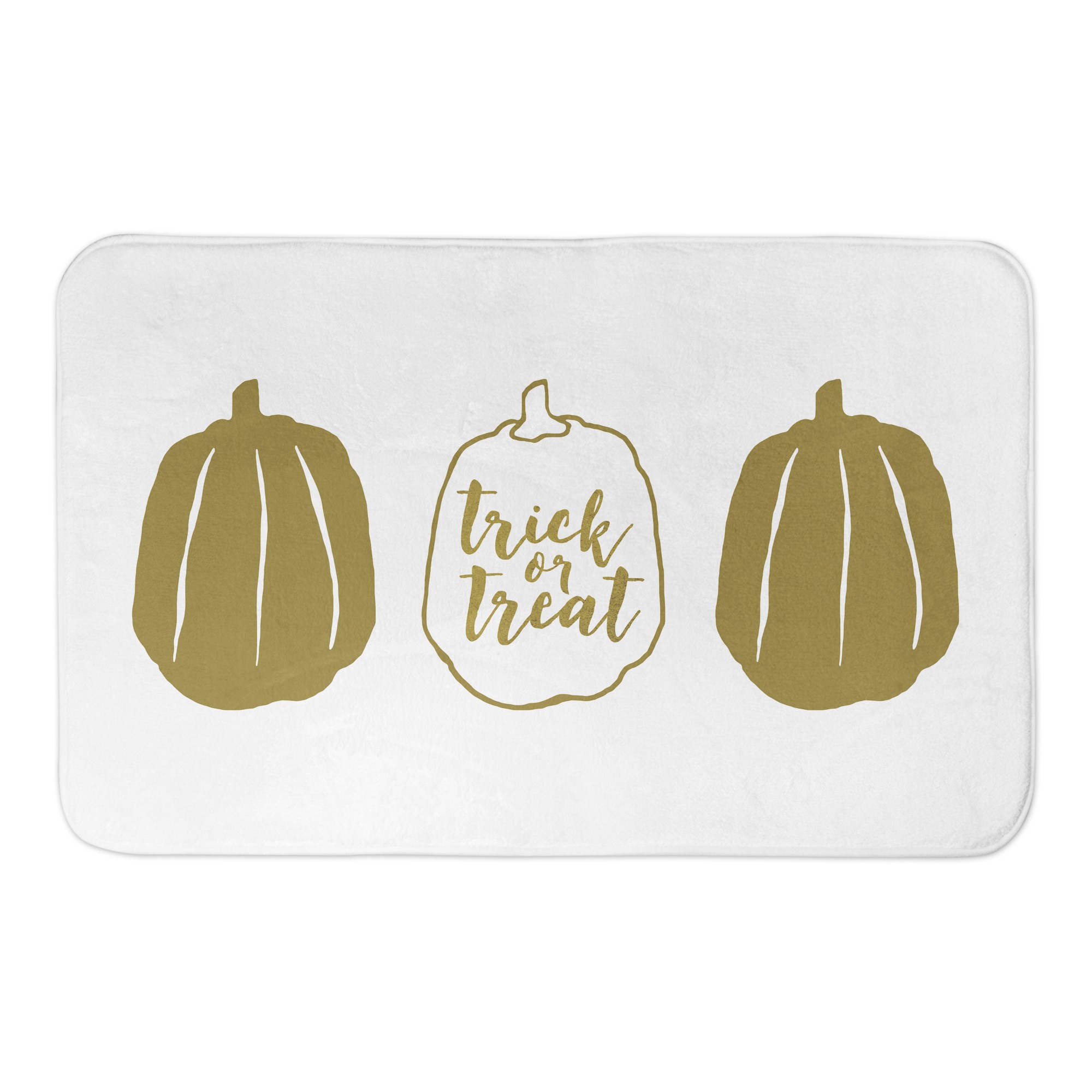 Gold Pumpkins 34x21 Bath Mat