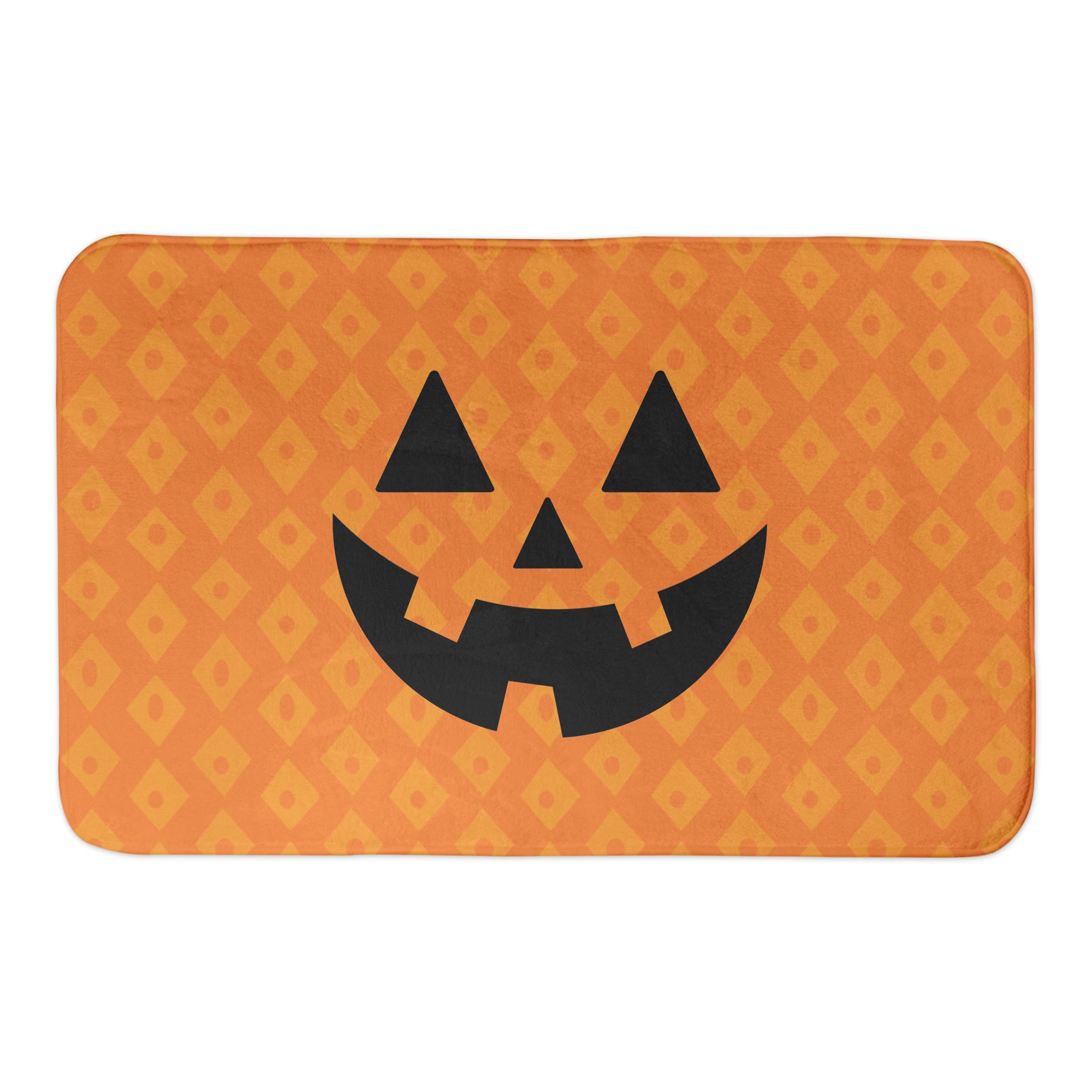 Cute Jack O'Lantern 34x21 Bath Mat