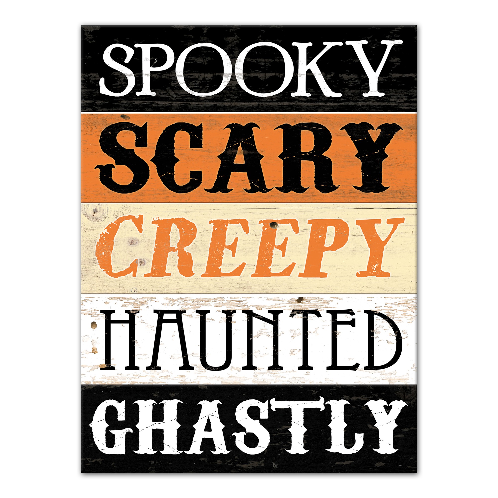 Halloween Adjectives Wall Art