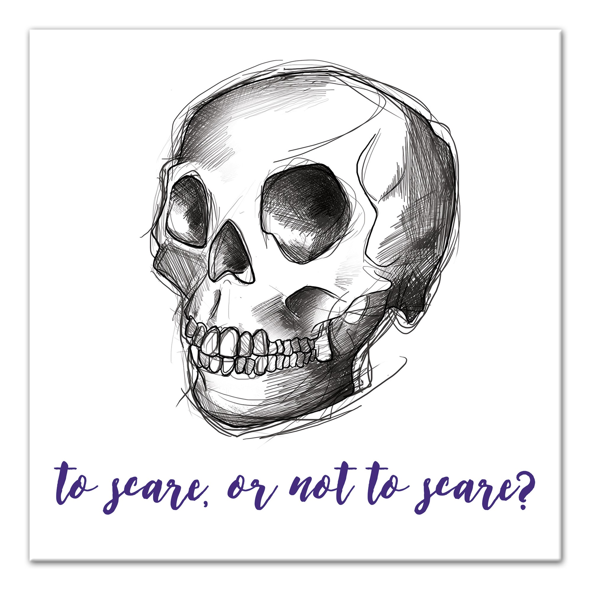To Scare or Not to Scare Wall Art