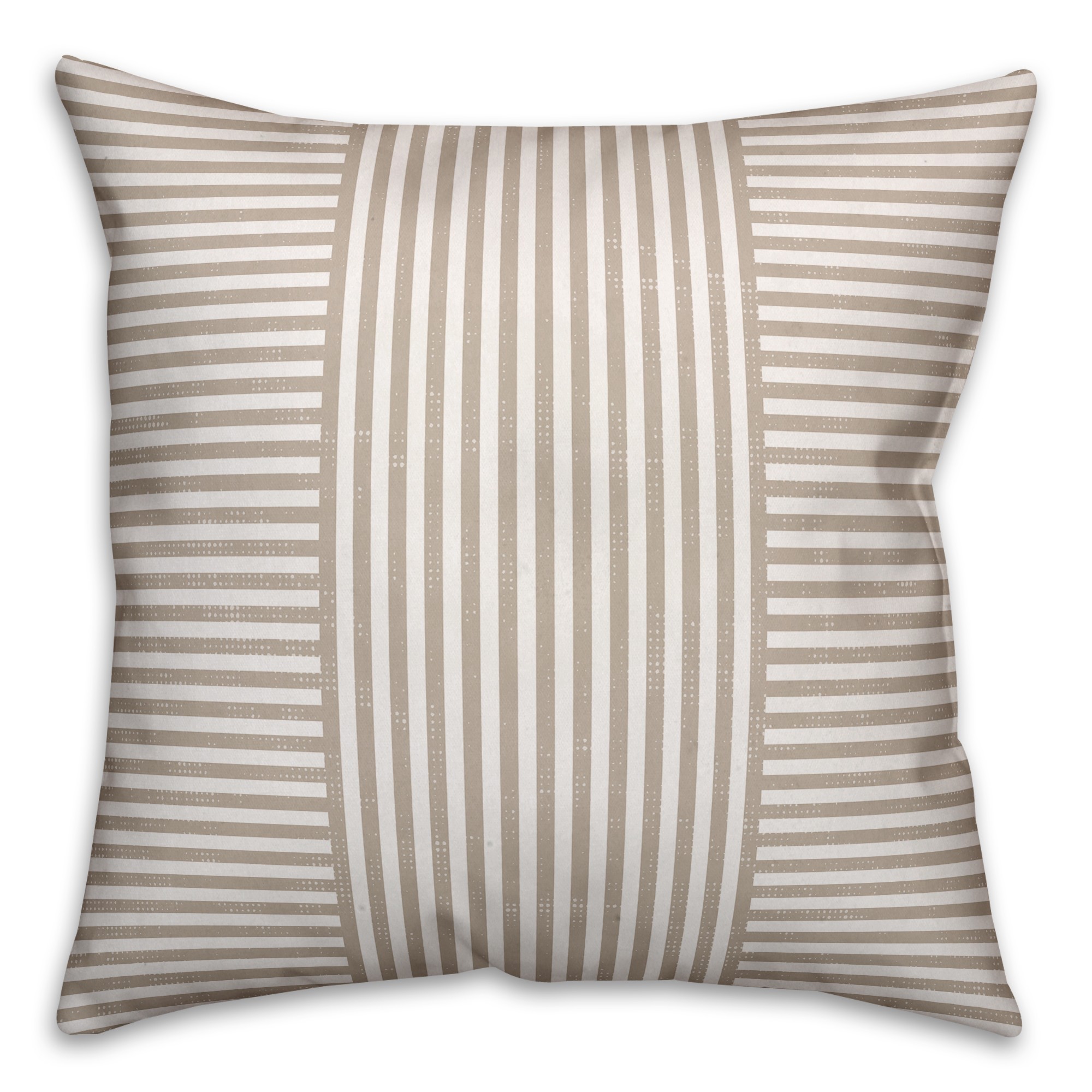 Beige Stripes Pillow Cover