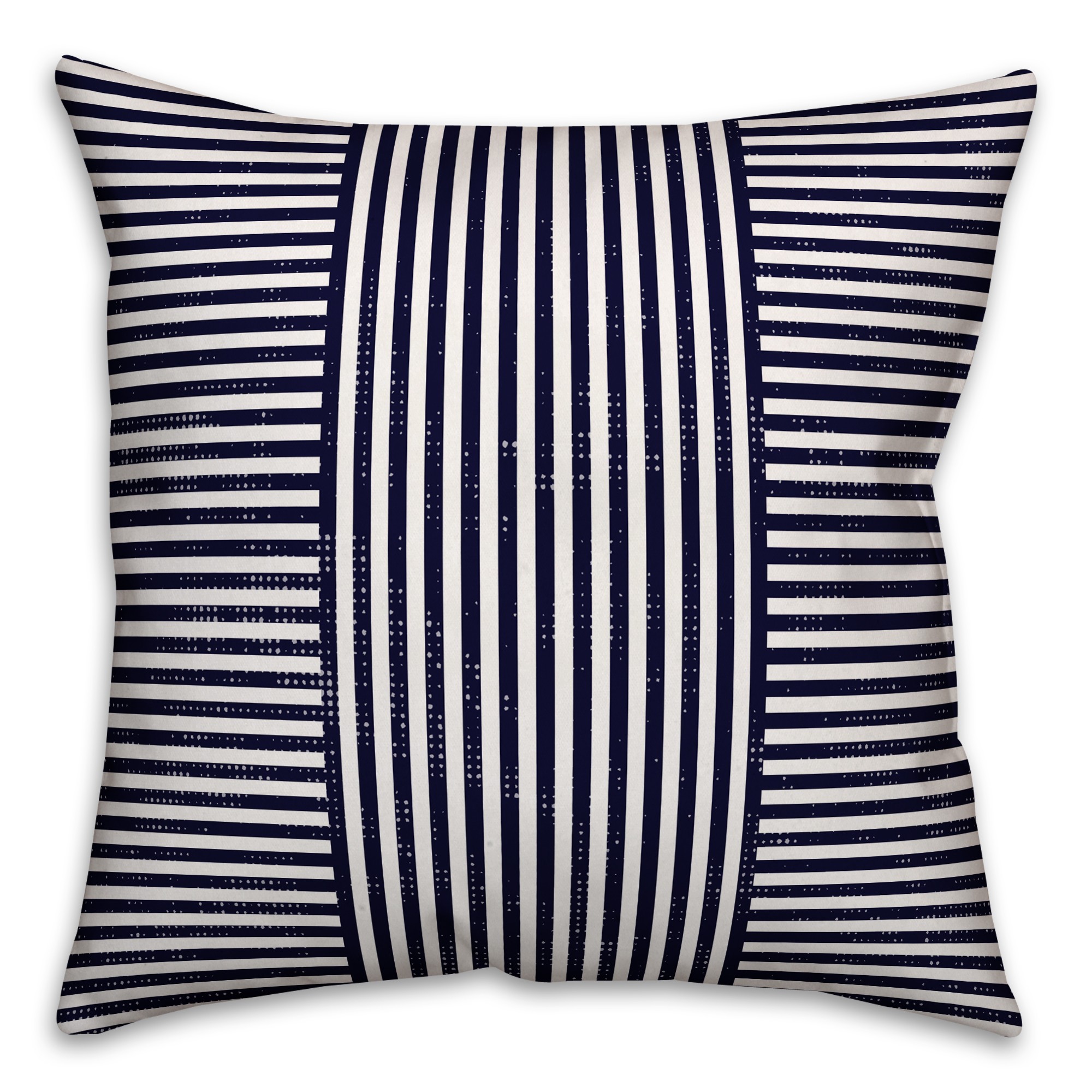 Navy Stripes Pillow