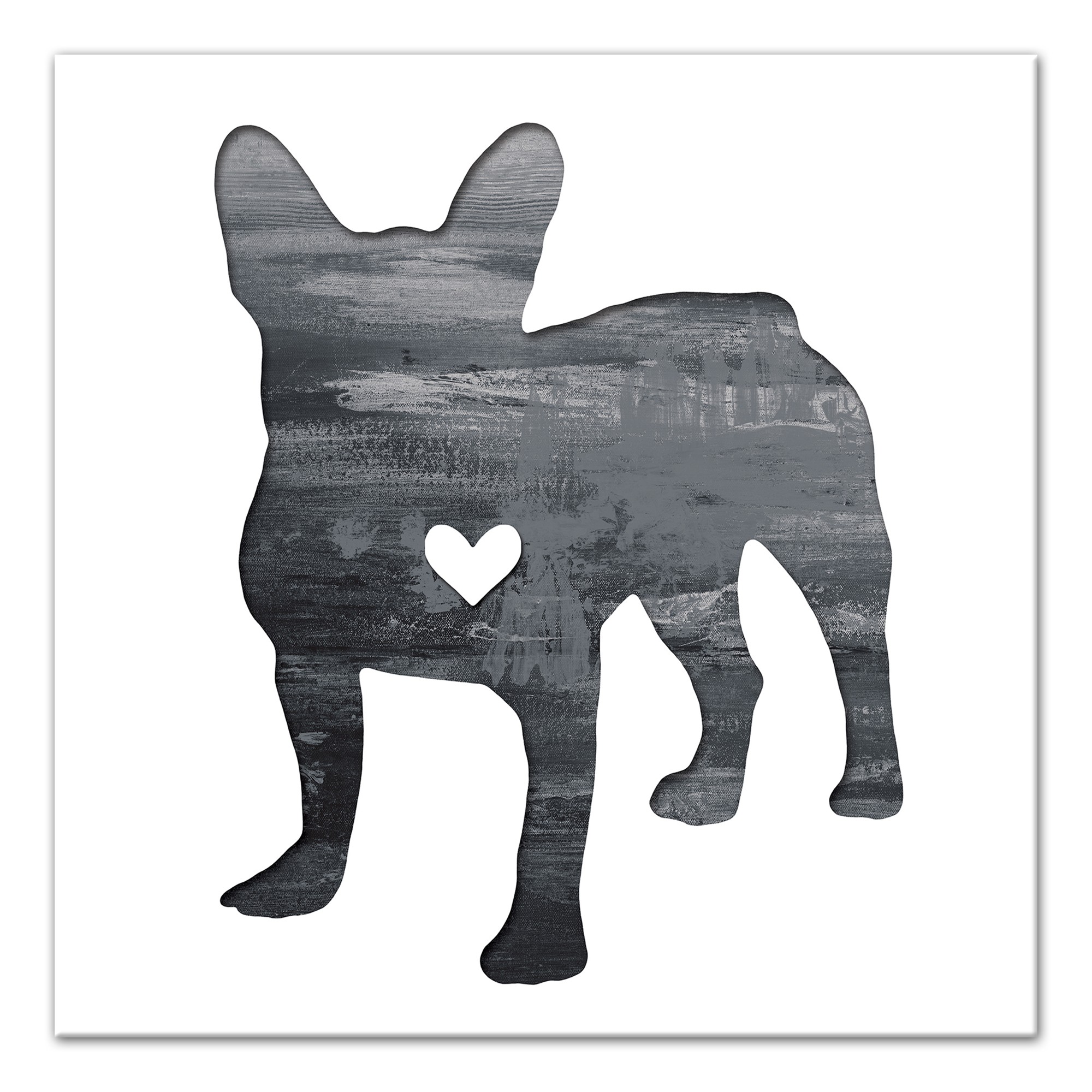 Ink Silhouette Frenchie Wall Art
