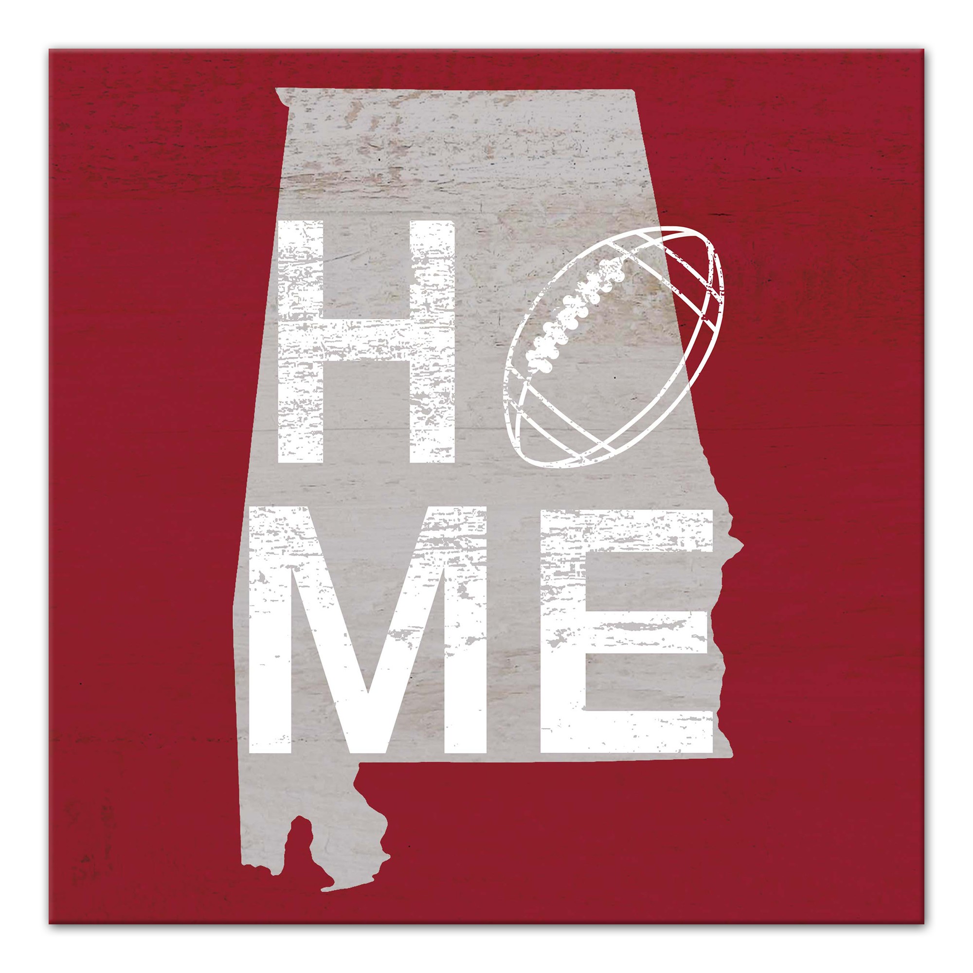 Designs Direct Creative Group Alabama Football Sate Pride 16x16 Canvas Wall Art