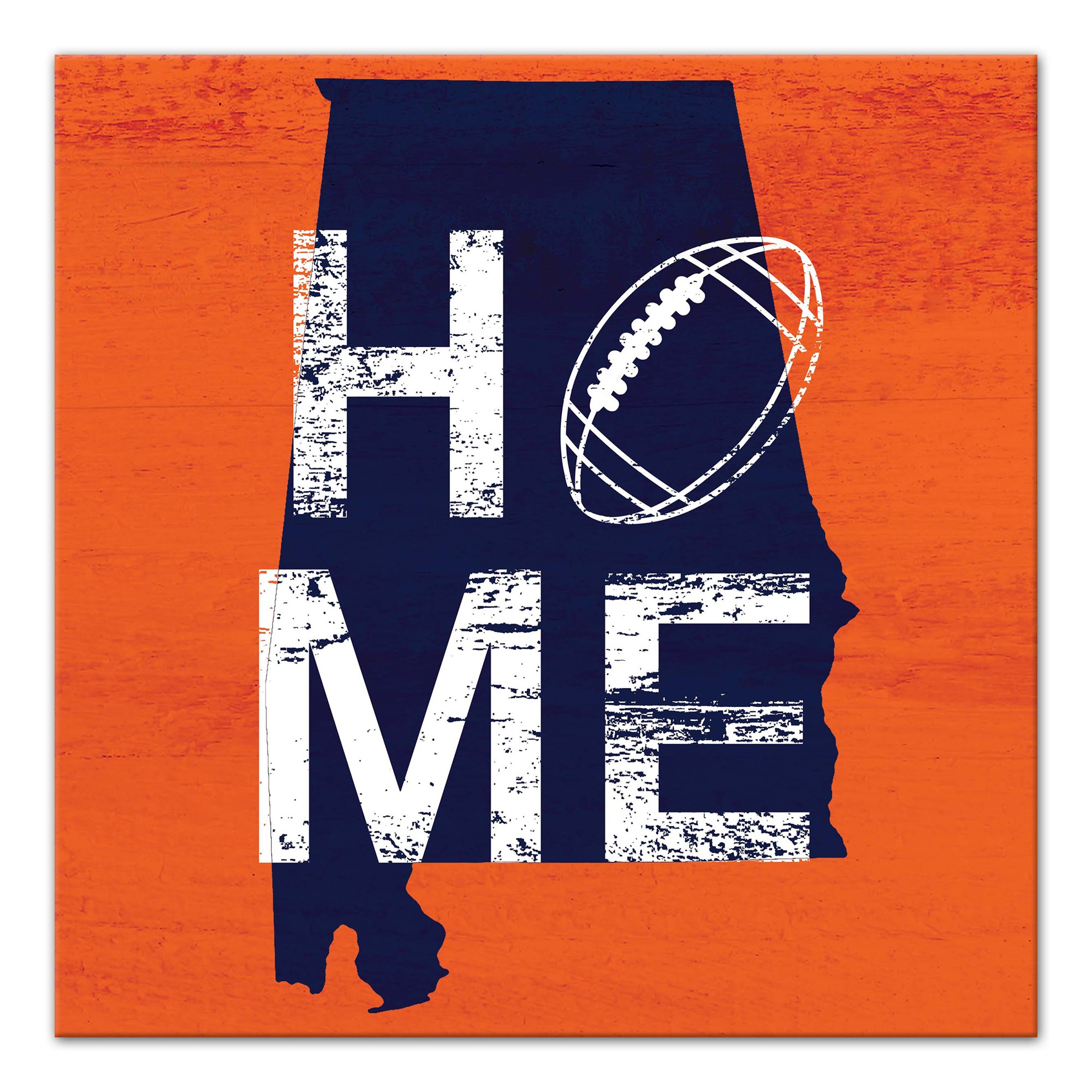 Designs Direct Creative Group Alabama Football Sate Pride 16x16 Canvas Wall Art