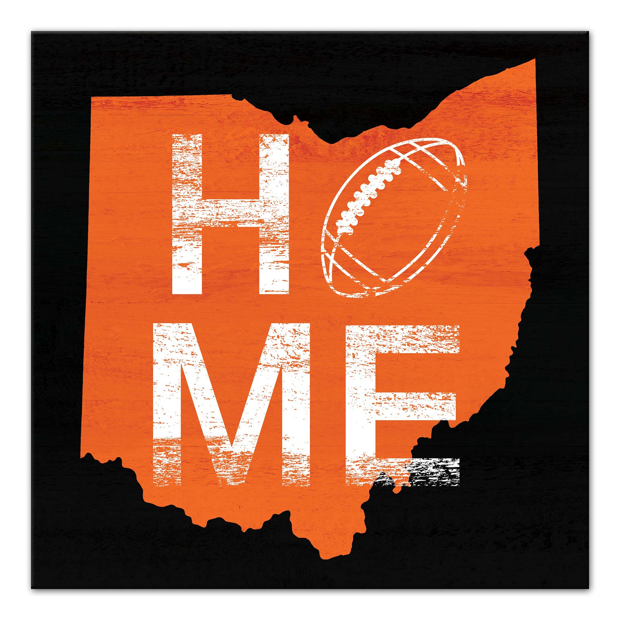 Designs Direct Creative Group Ohio Football State Pride 16x16 Canvas Wall Art