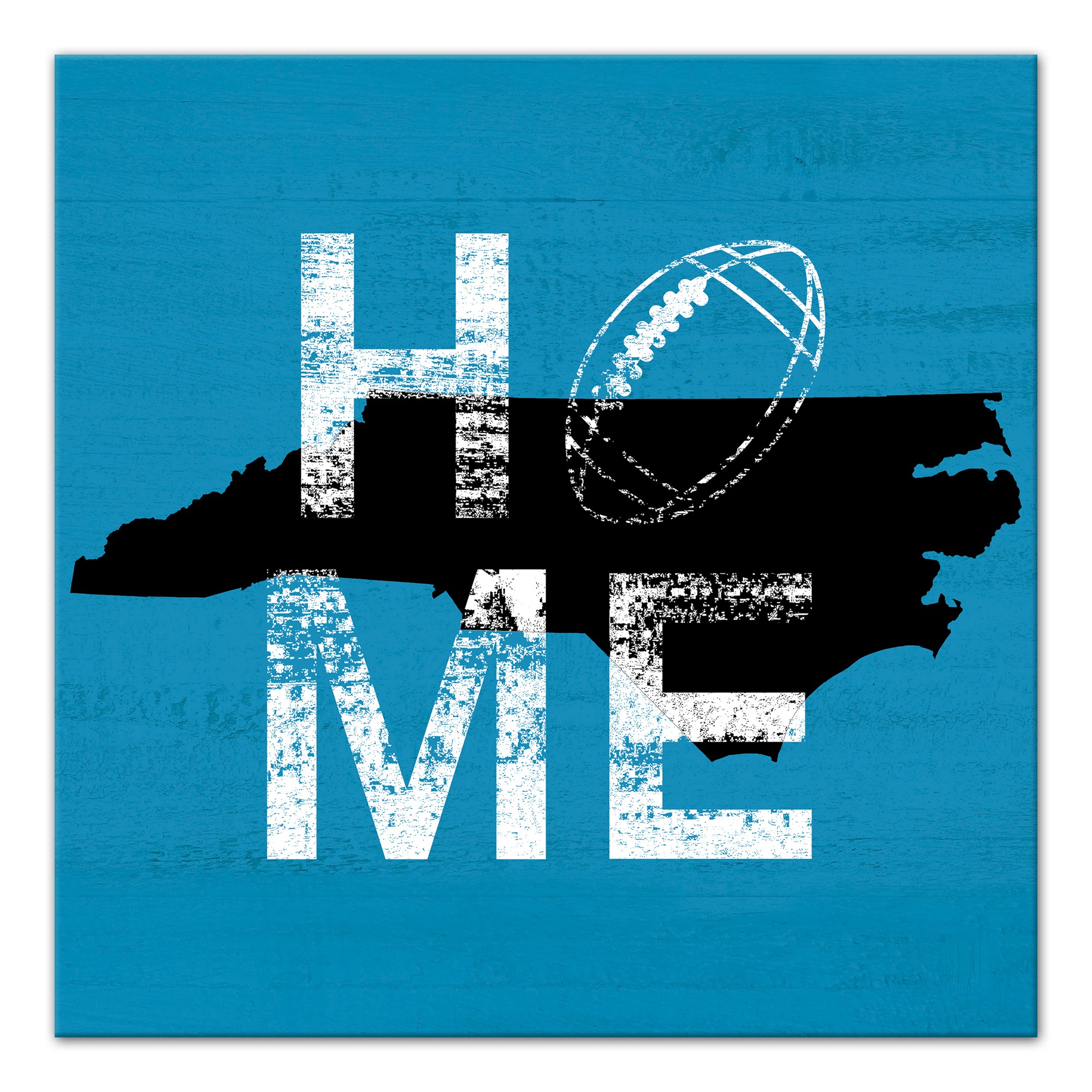 Designs Direct Creative Group North Carolina Football State Pride 16x16 Canvas Wall Art