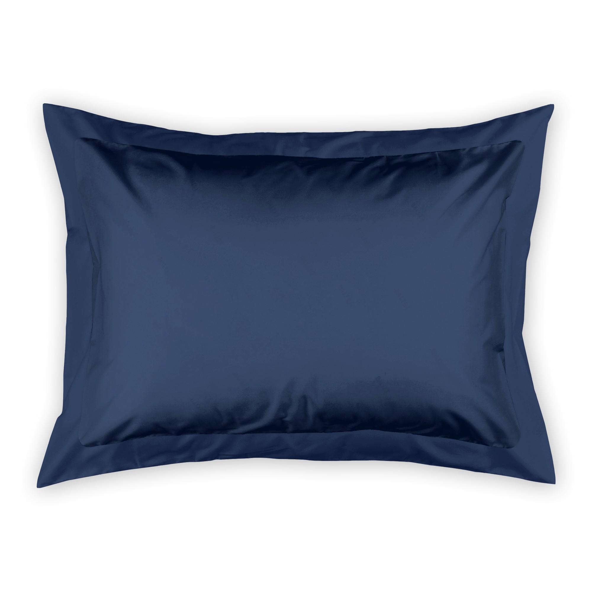 Navy Blue Standard Brushed Poly Sham