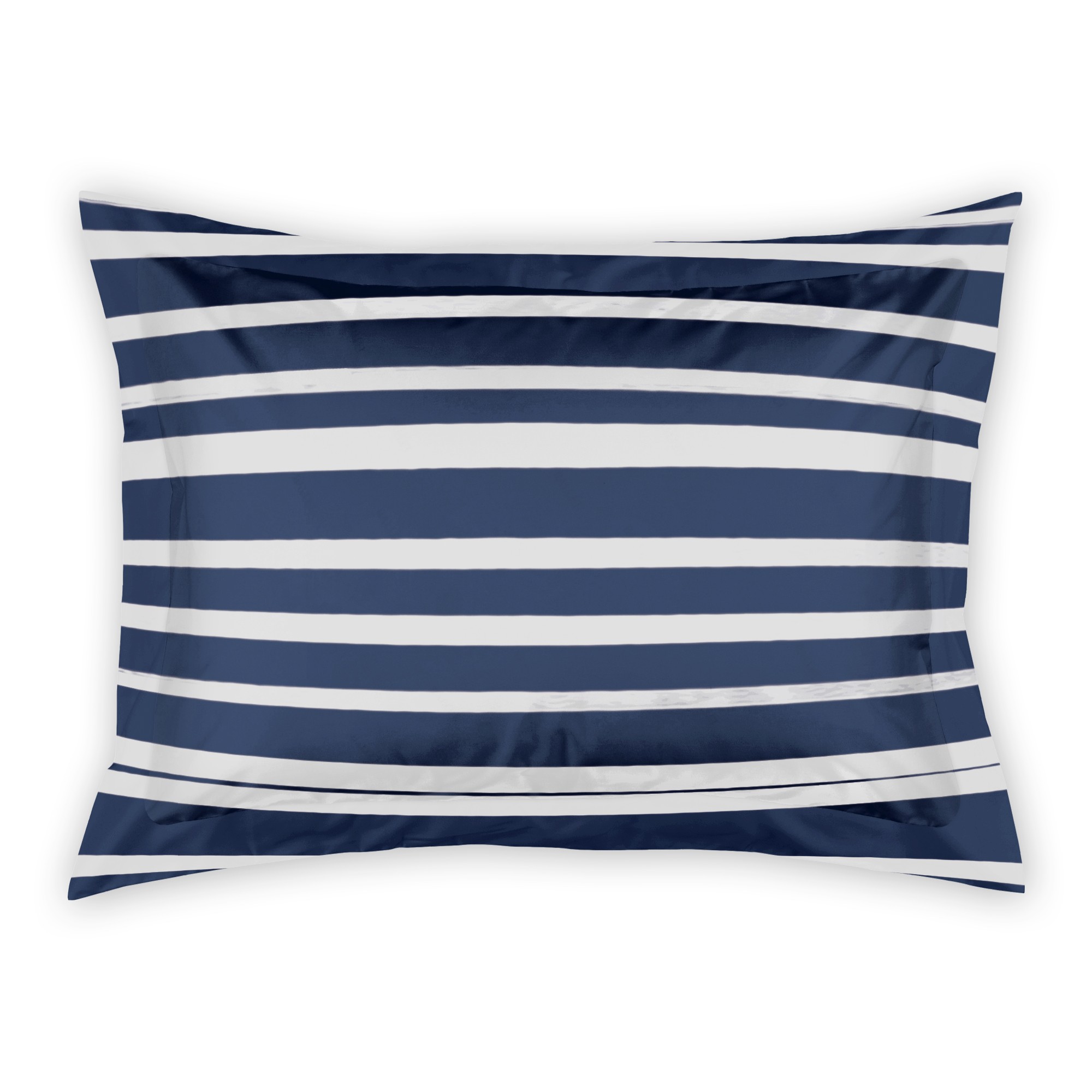 Blue Stripes Standard Brushed Poly Sham