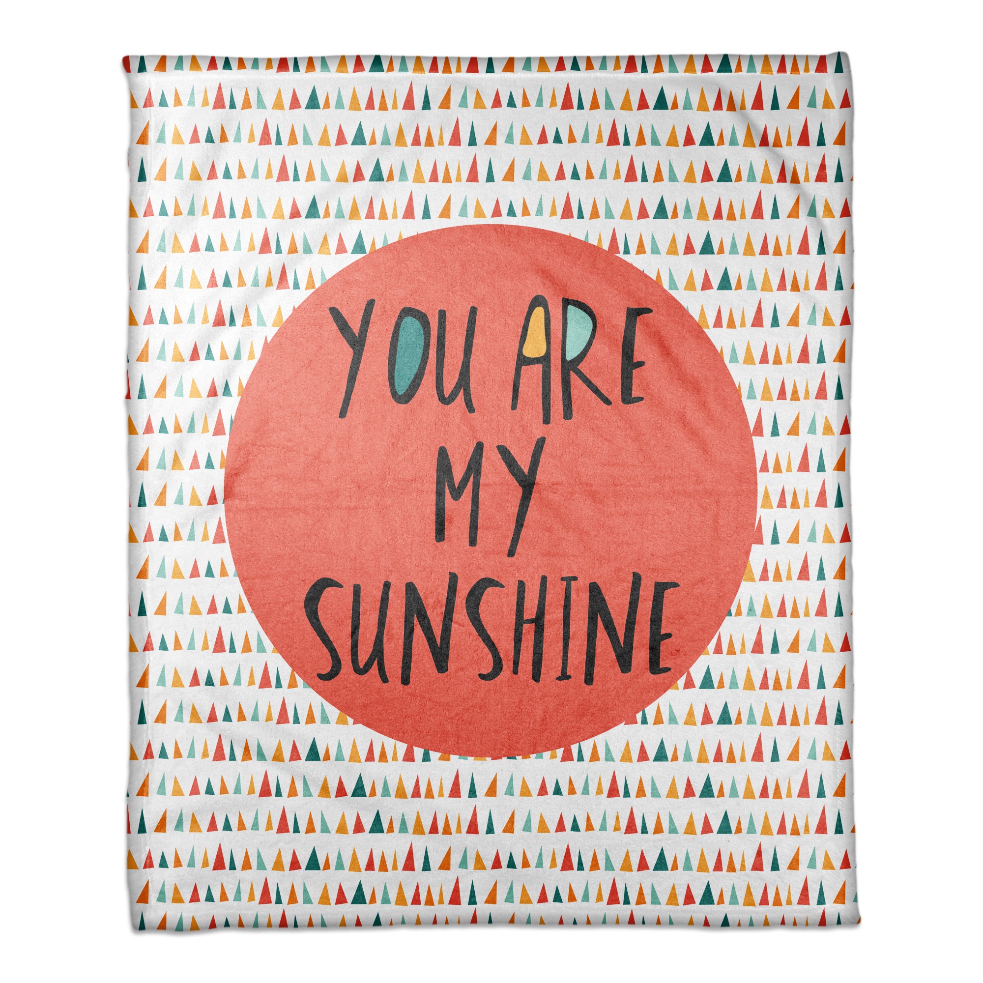 You Are My Sunshine - Orange 50x60 Coral Fleece Blanket