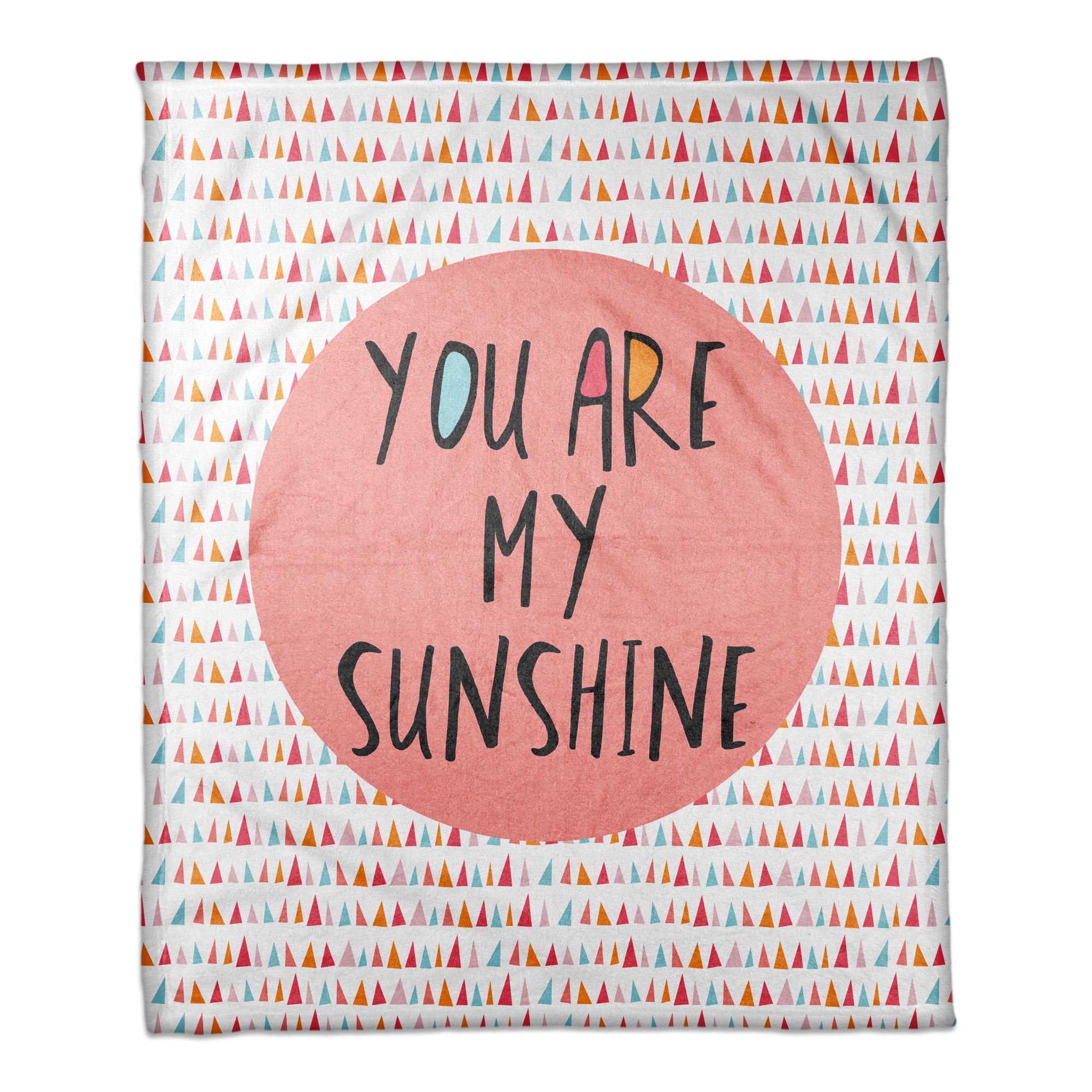 You Are My Sunshine - Pink 50x60 Coral Fleece Blanket