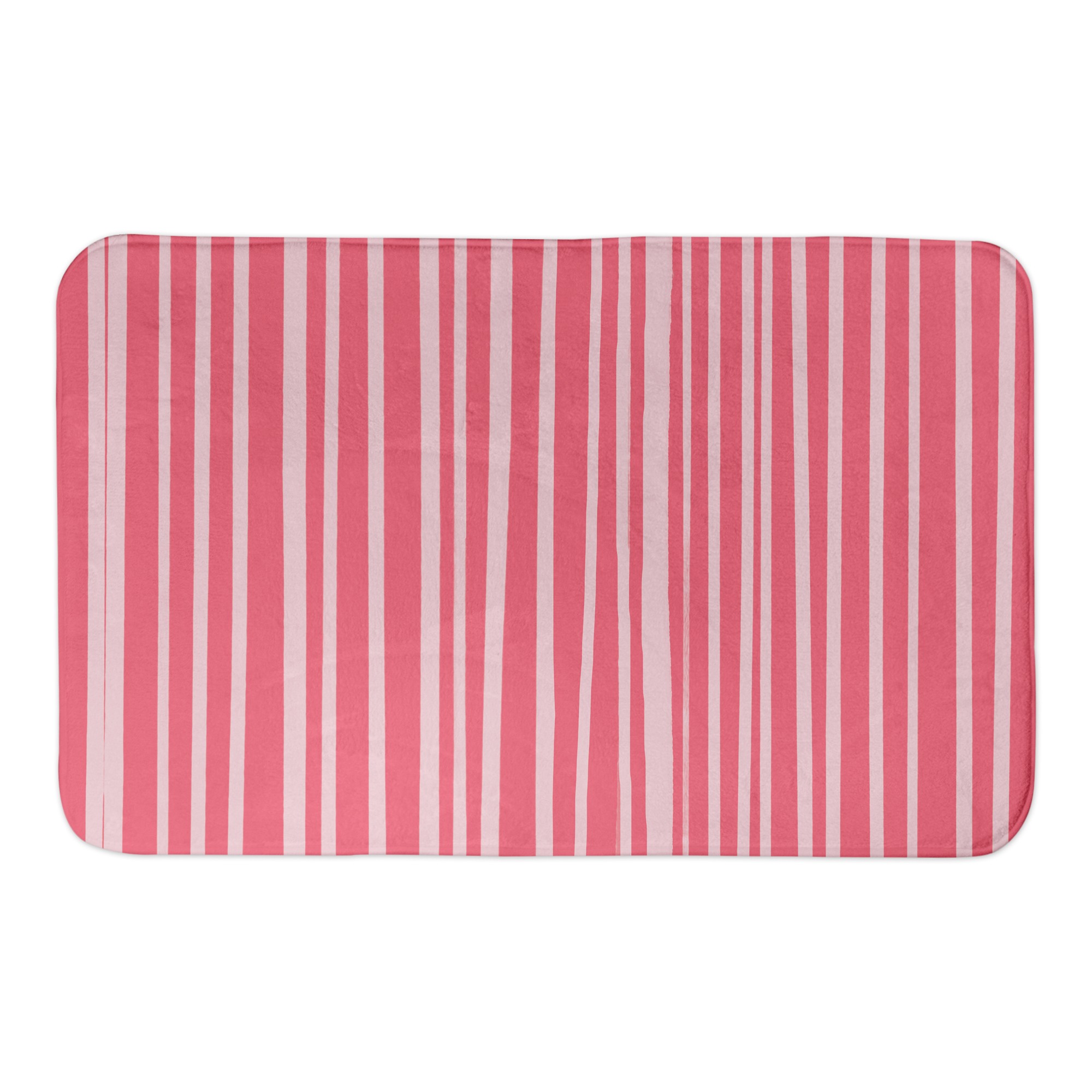 Pink Stripes 24x17 Bath Mat