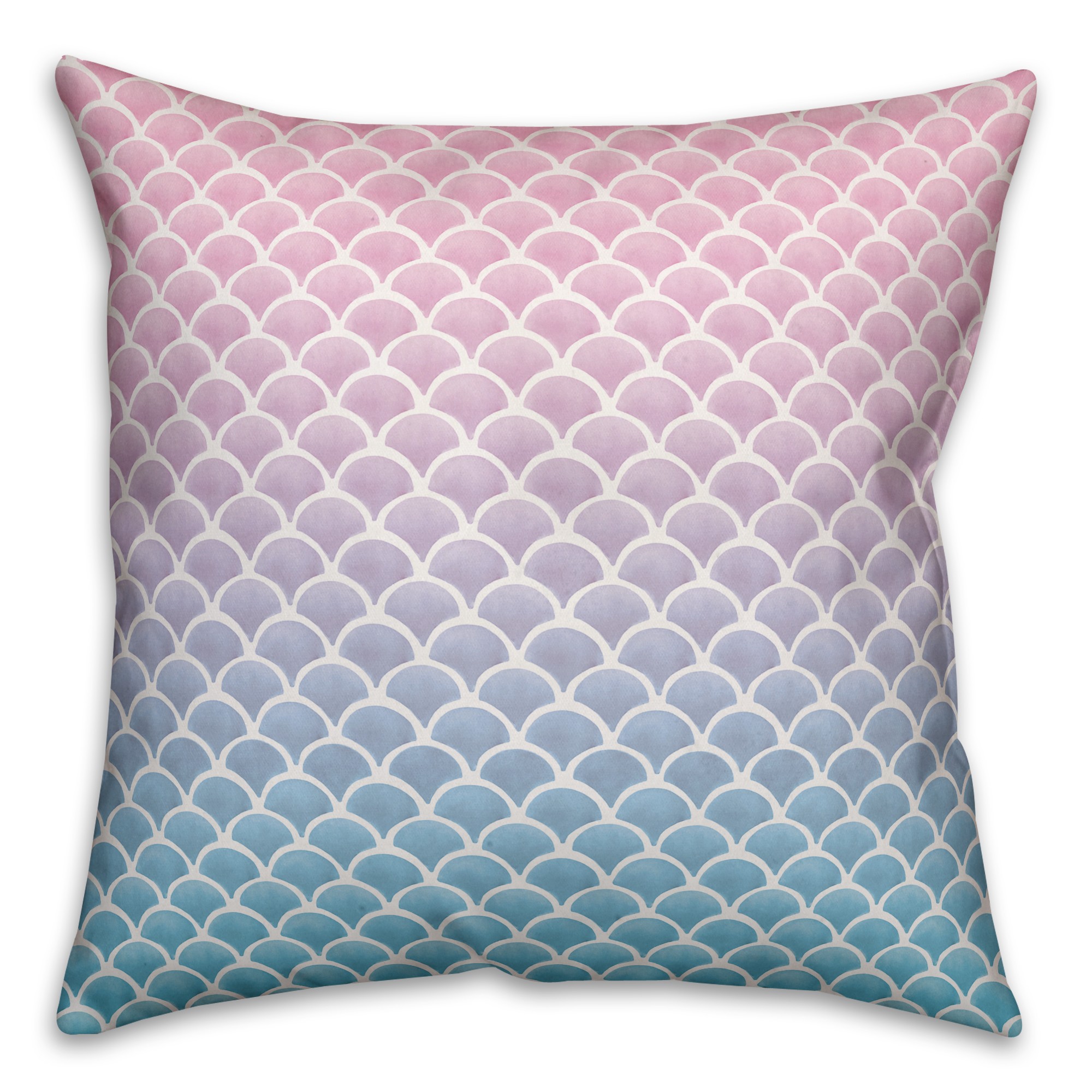 Mermaid Scales 16x16 Spun Poly Pillow