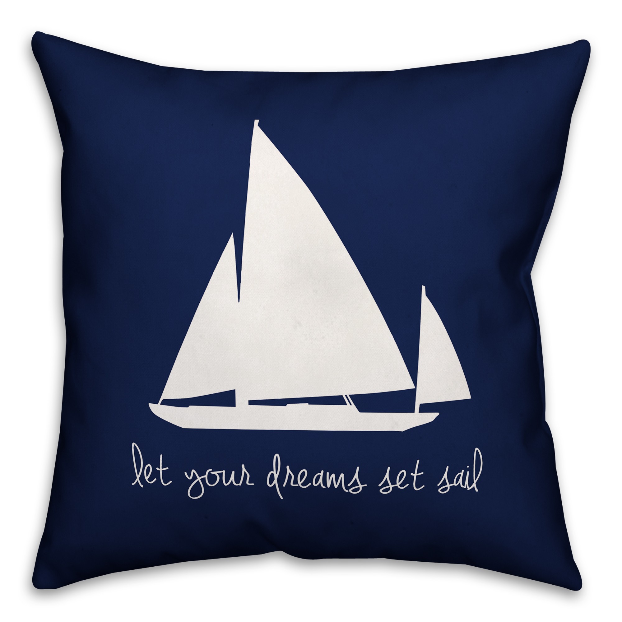 Dreams Set Sail 16x16 Spun Poly Pillow