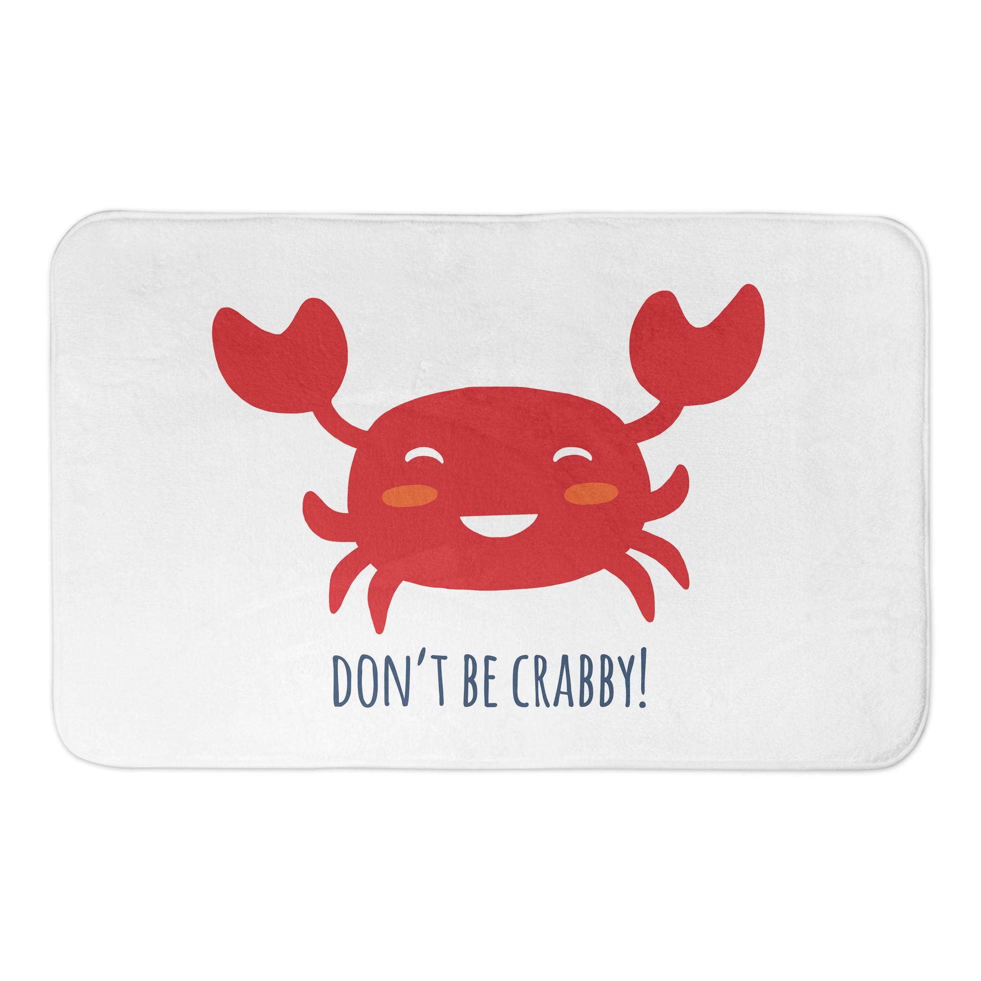 Don't Be Crabby 24x17 Bath Mat