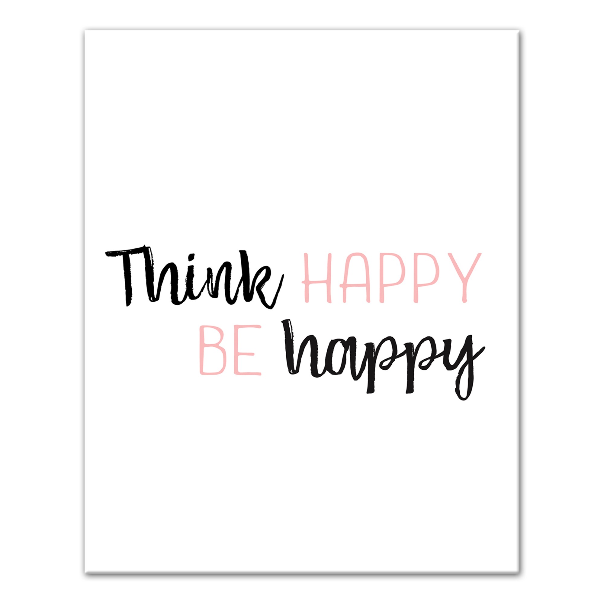 Think Happy Be Happy Wall Art