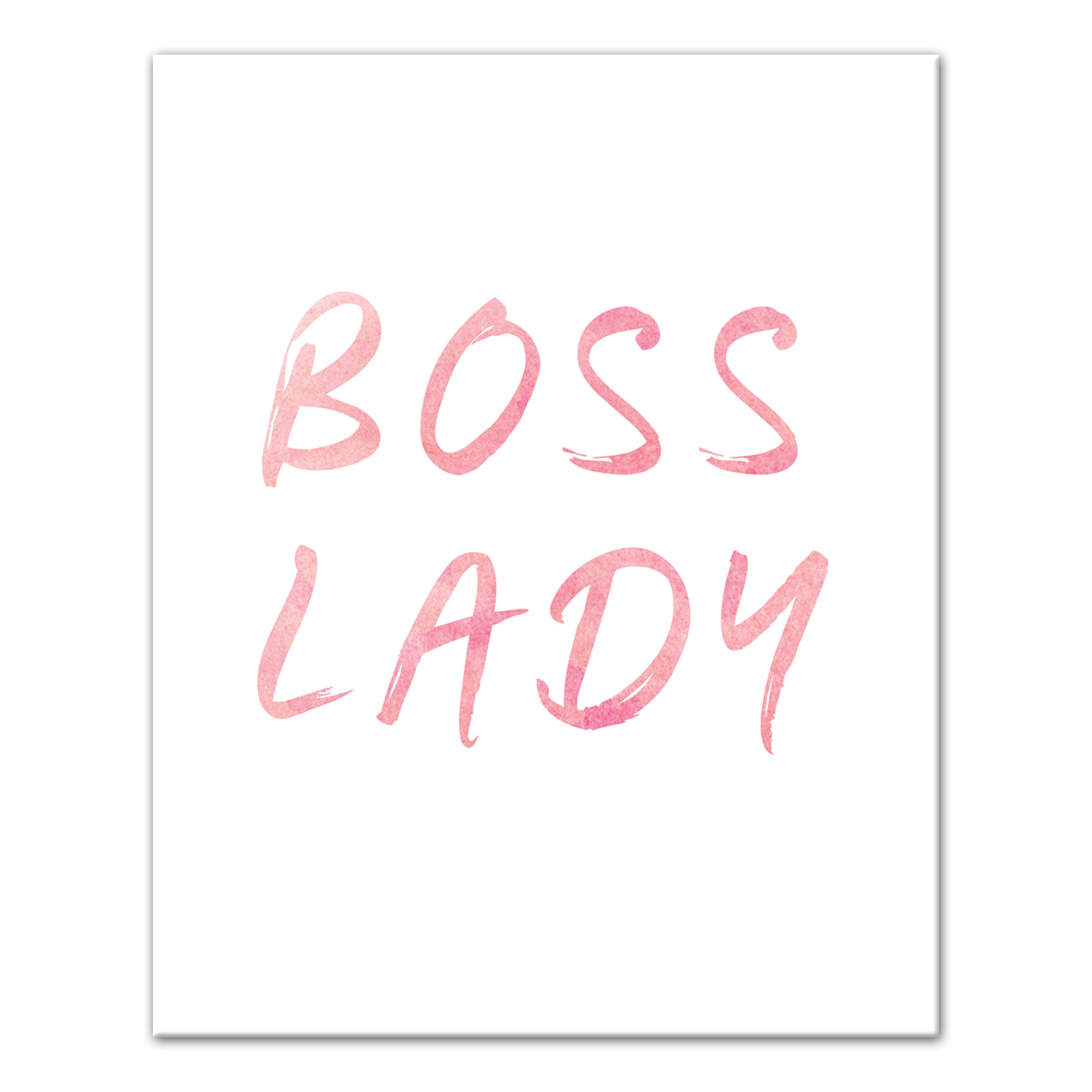 Boss Lady Watercolor Wall Art