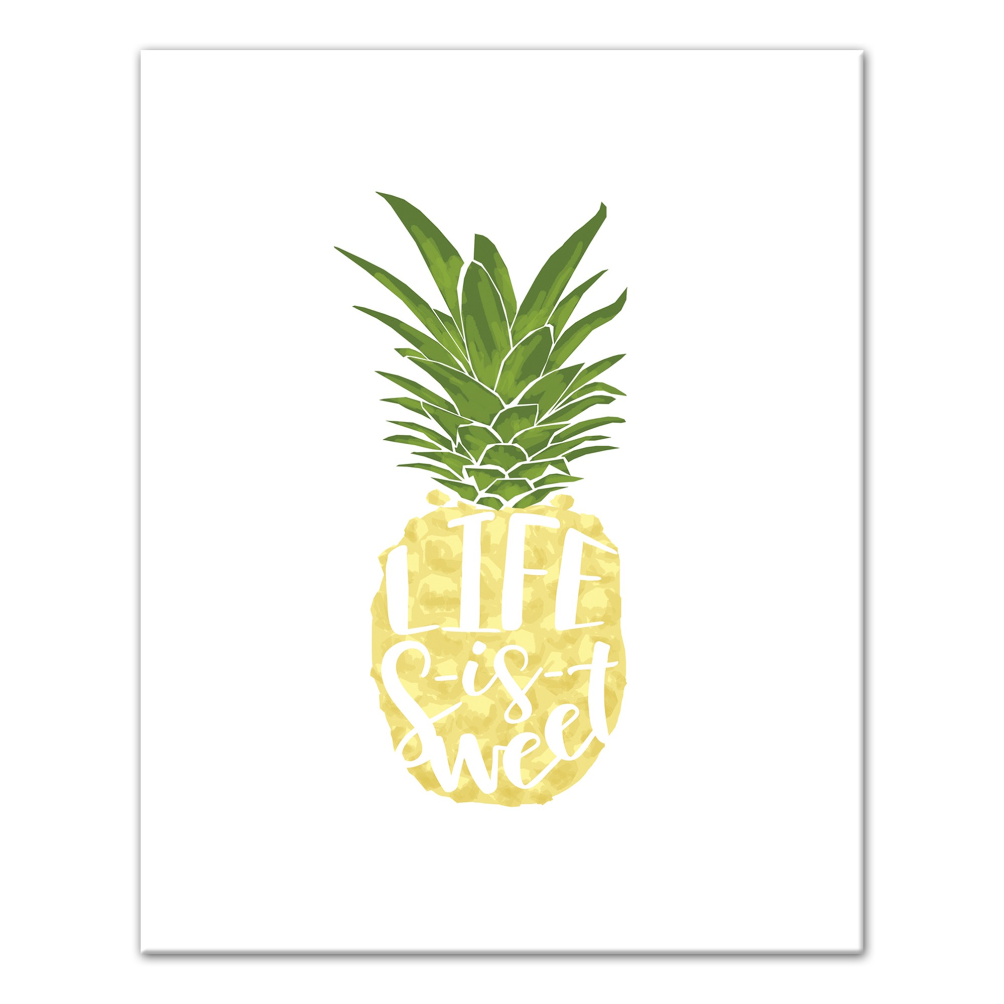 Life is Sweet Pineapple Wall Art