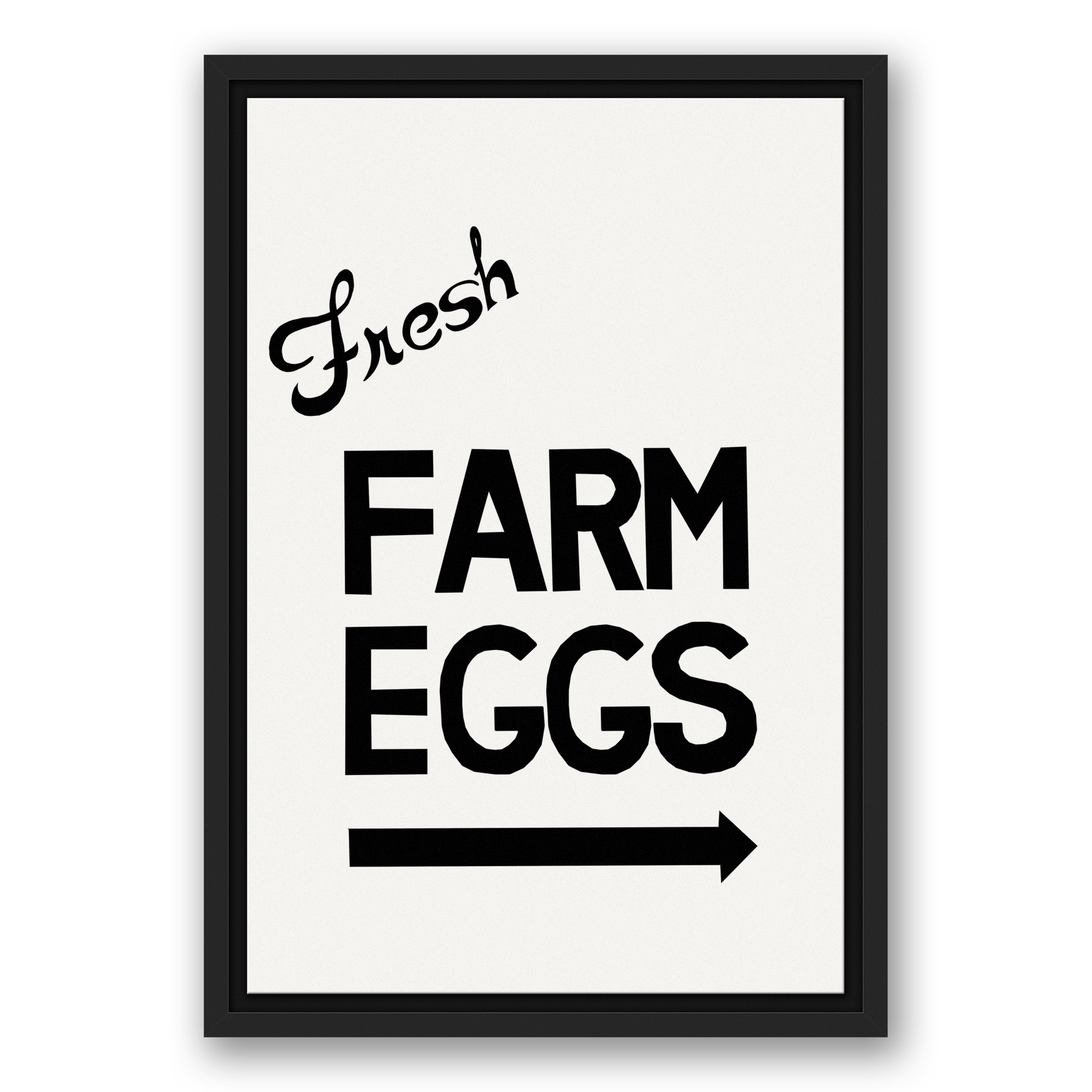 Farm Fresh Eggs Wall Art