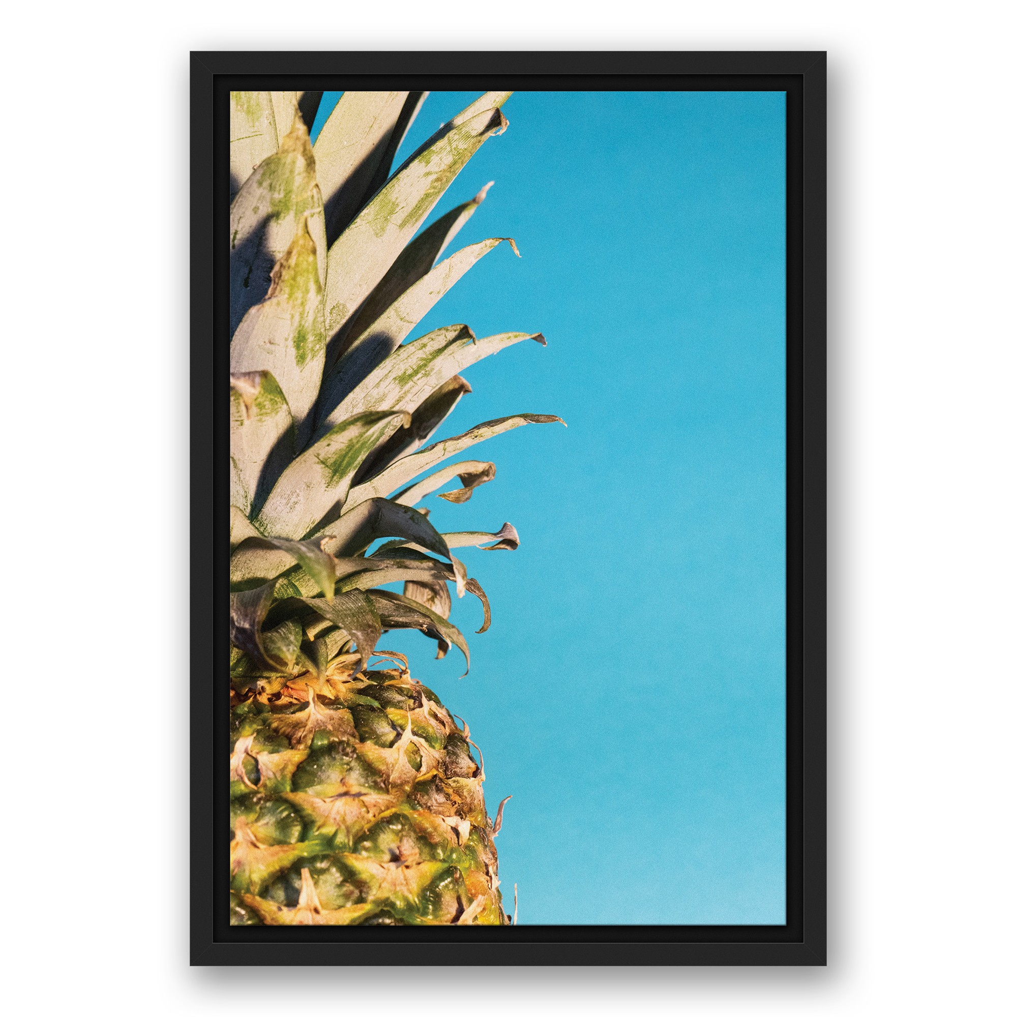 Large Pineapple Blue Wall Art