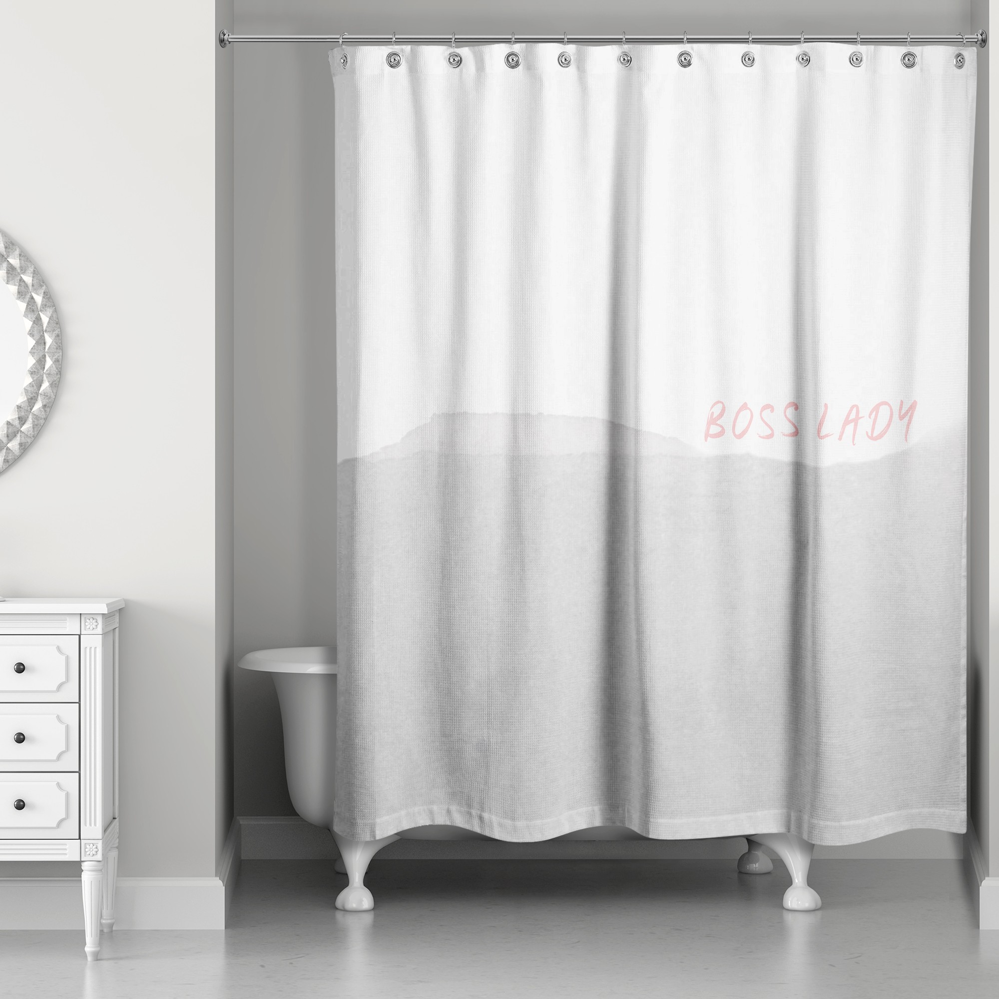 Boss Lady 71x74 Shower Curtain