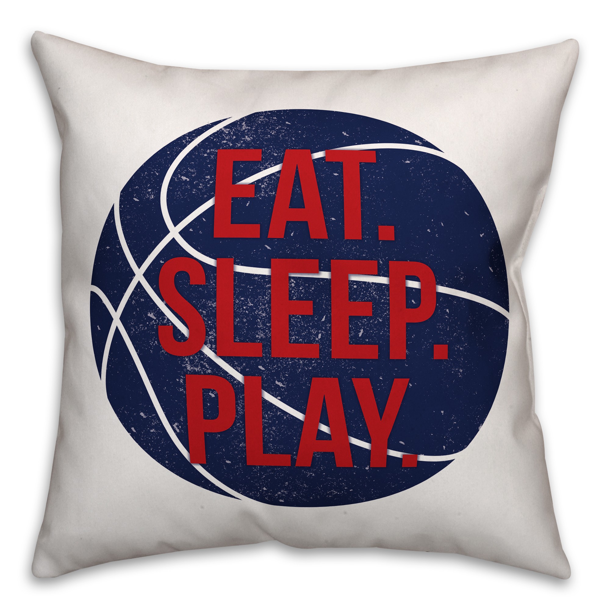 Eat. Sleep. Play. 16x16 Spun Poly Pillow