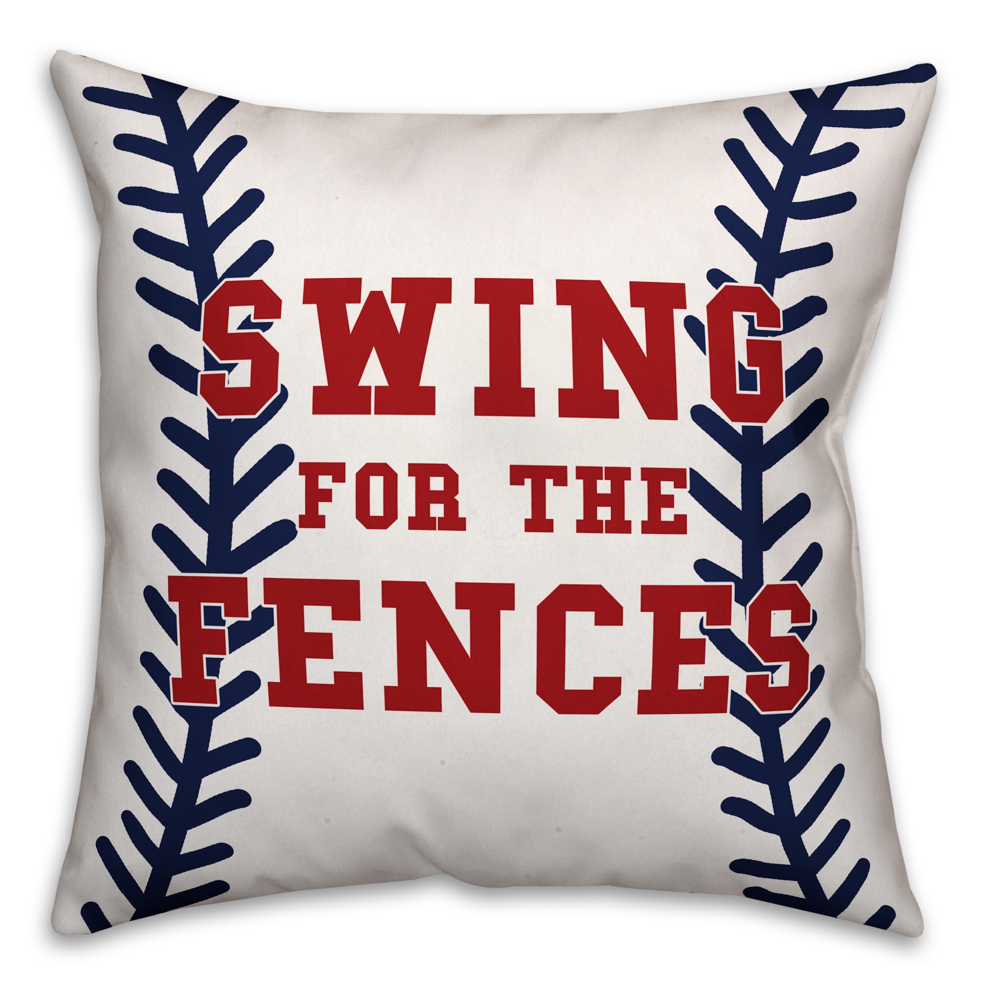 Swing for the Fences 16x16 Spun Poly Pillow