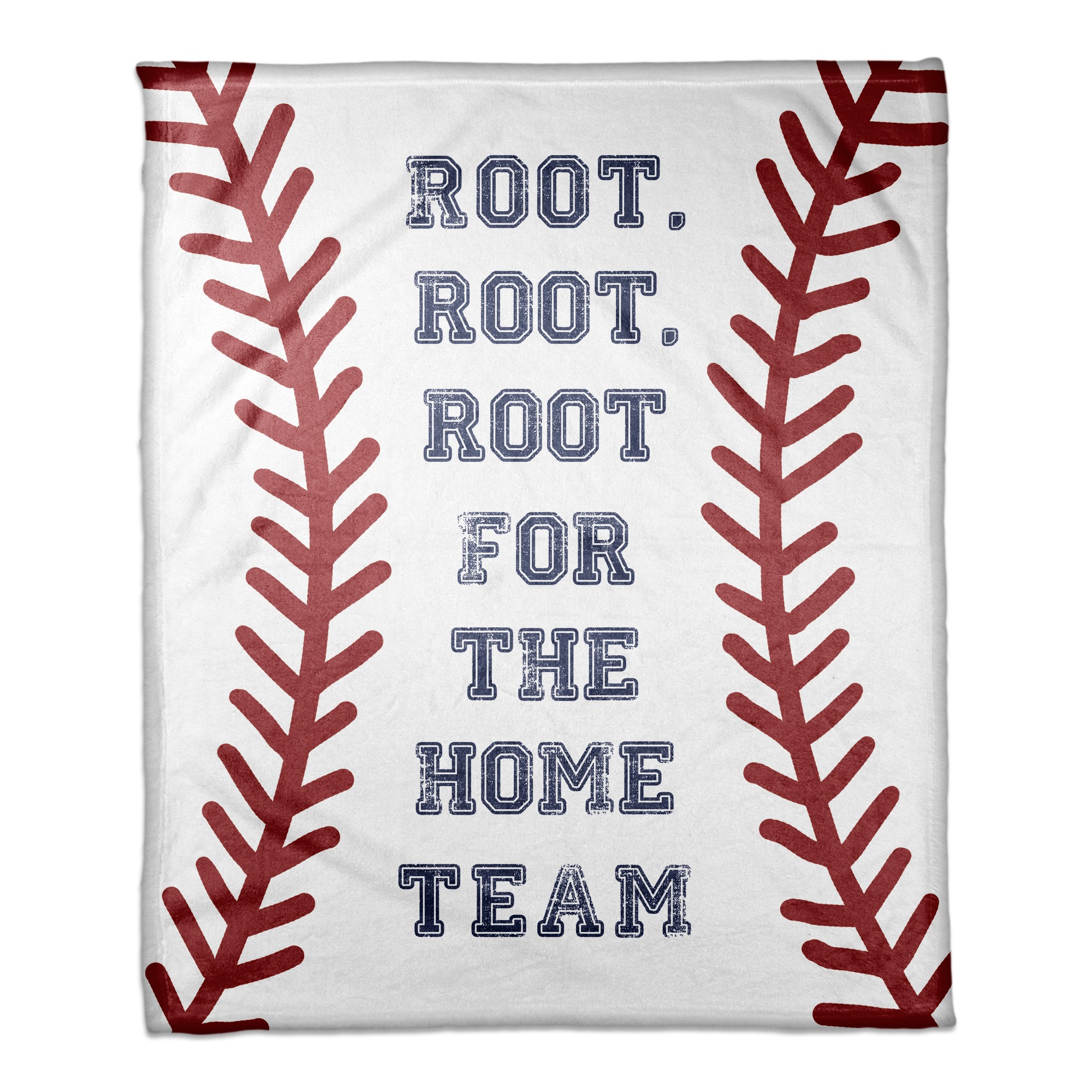 Root for the Home Team 50x60 Coral Fleece Blanket