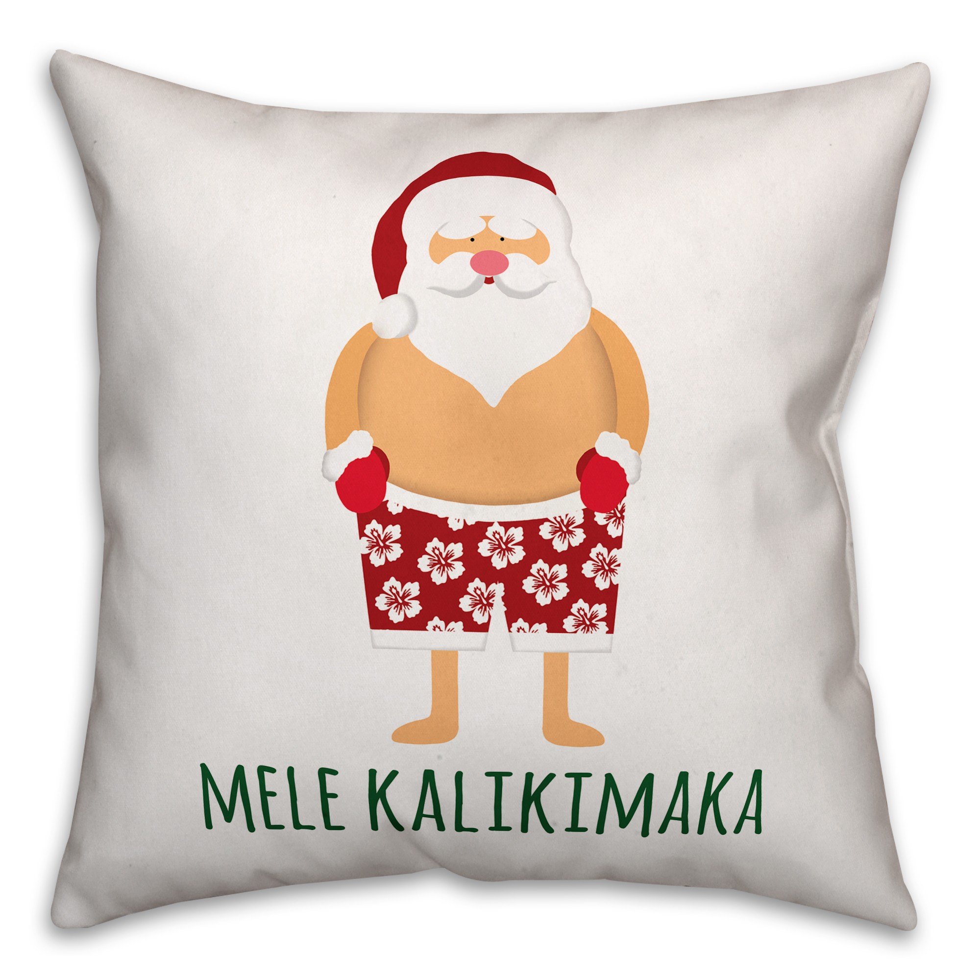 Santa Bathing Suit Pillow