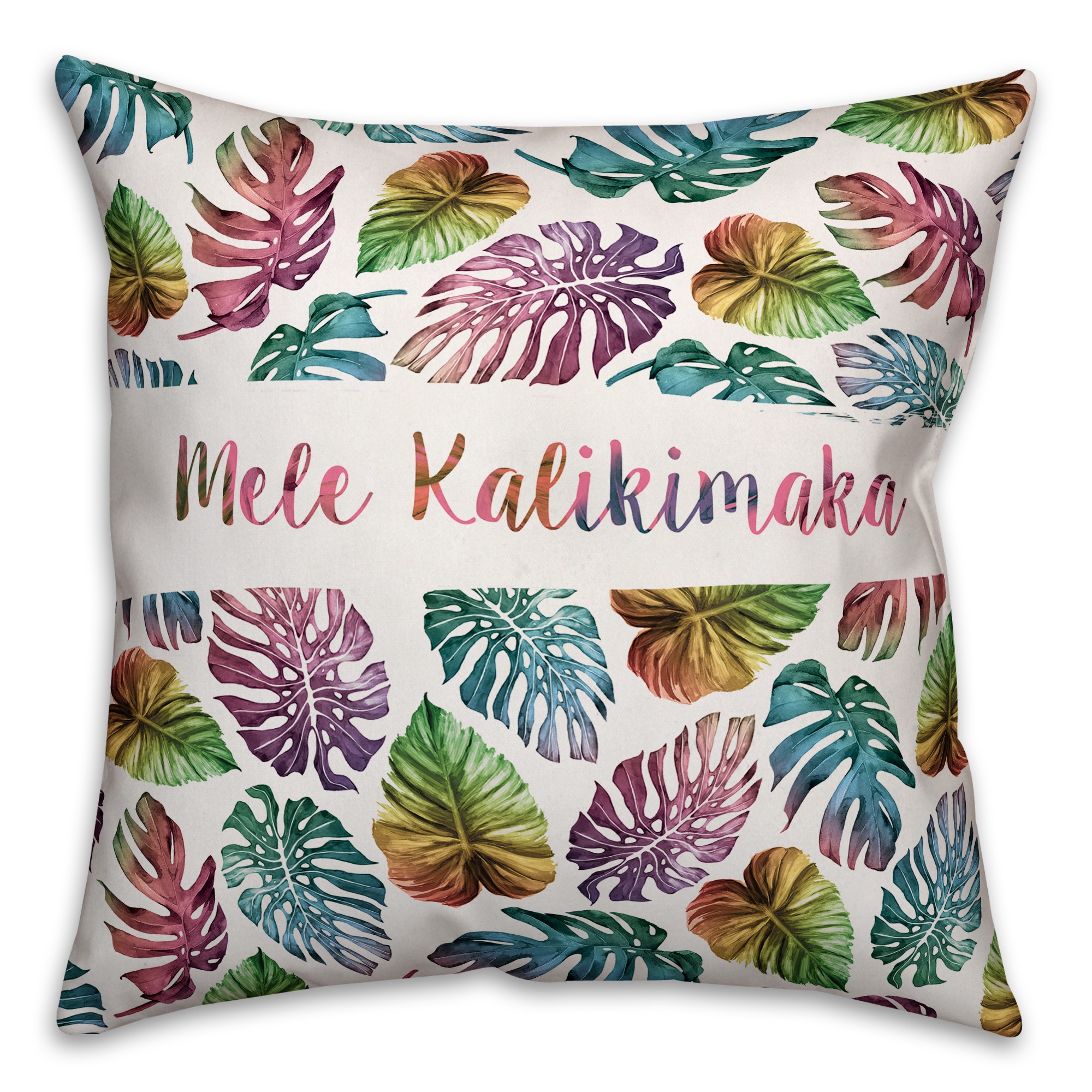 Tropical Christmas Pillow