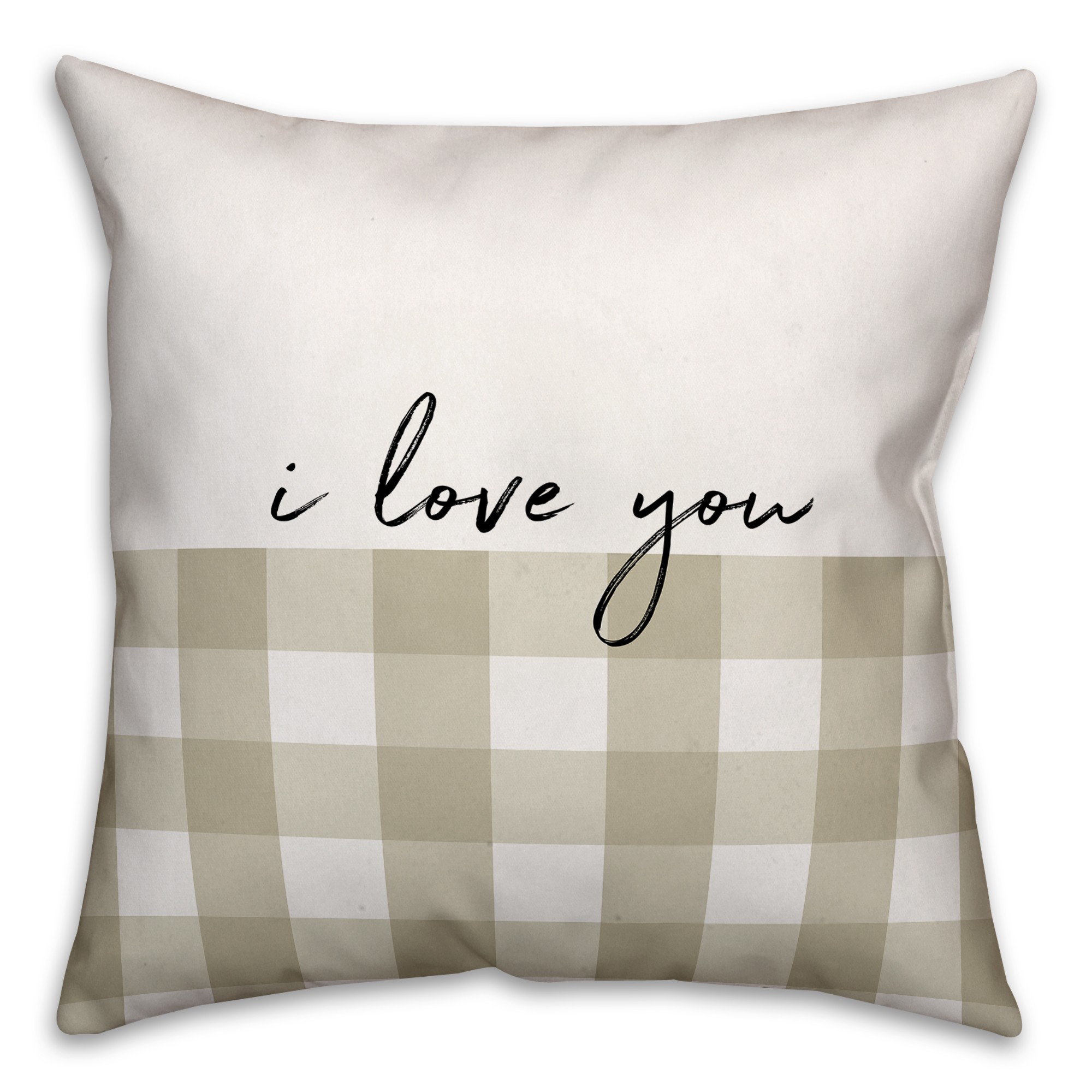 I Love You a Bushel and a Peck 18x18 Spun Poly Pillow