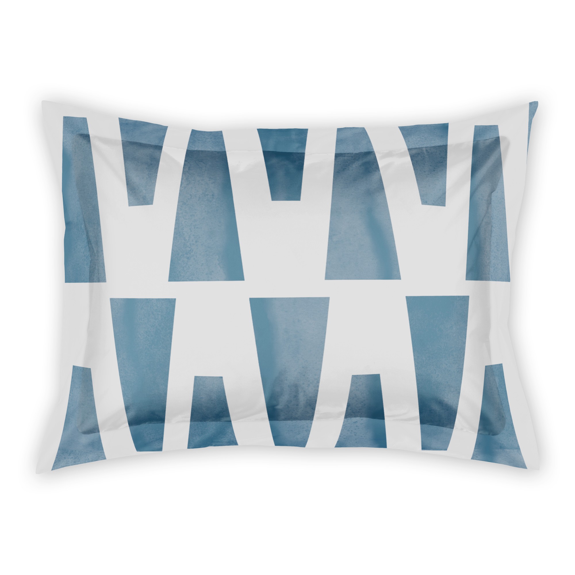 Watercolor Triangles Sham
