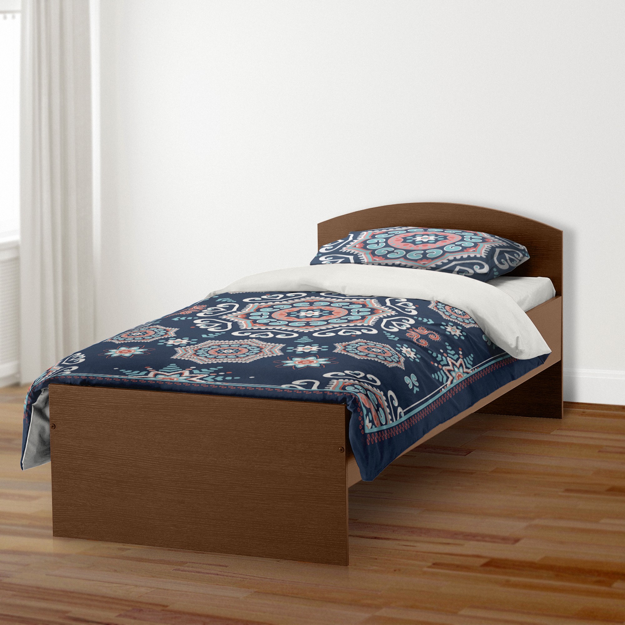Navy Mandala Duvet