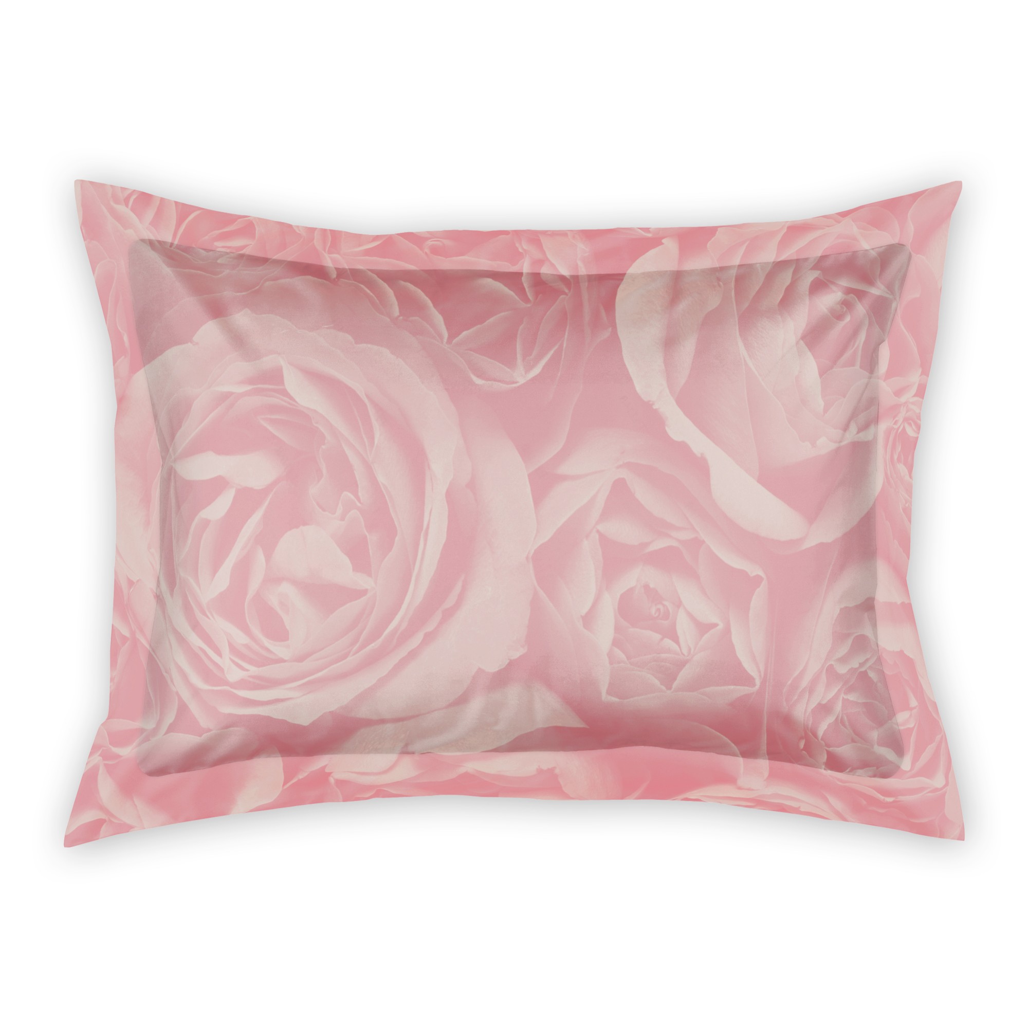 Millenial Pink Blooms Sham