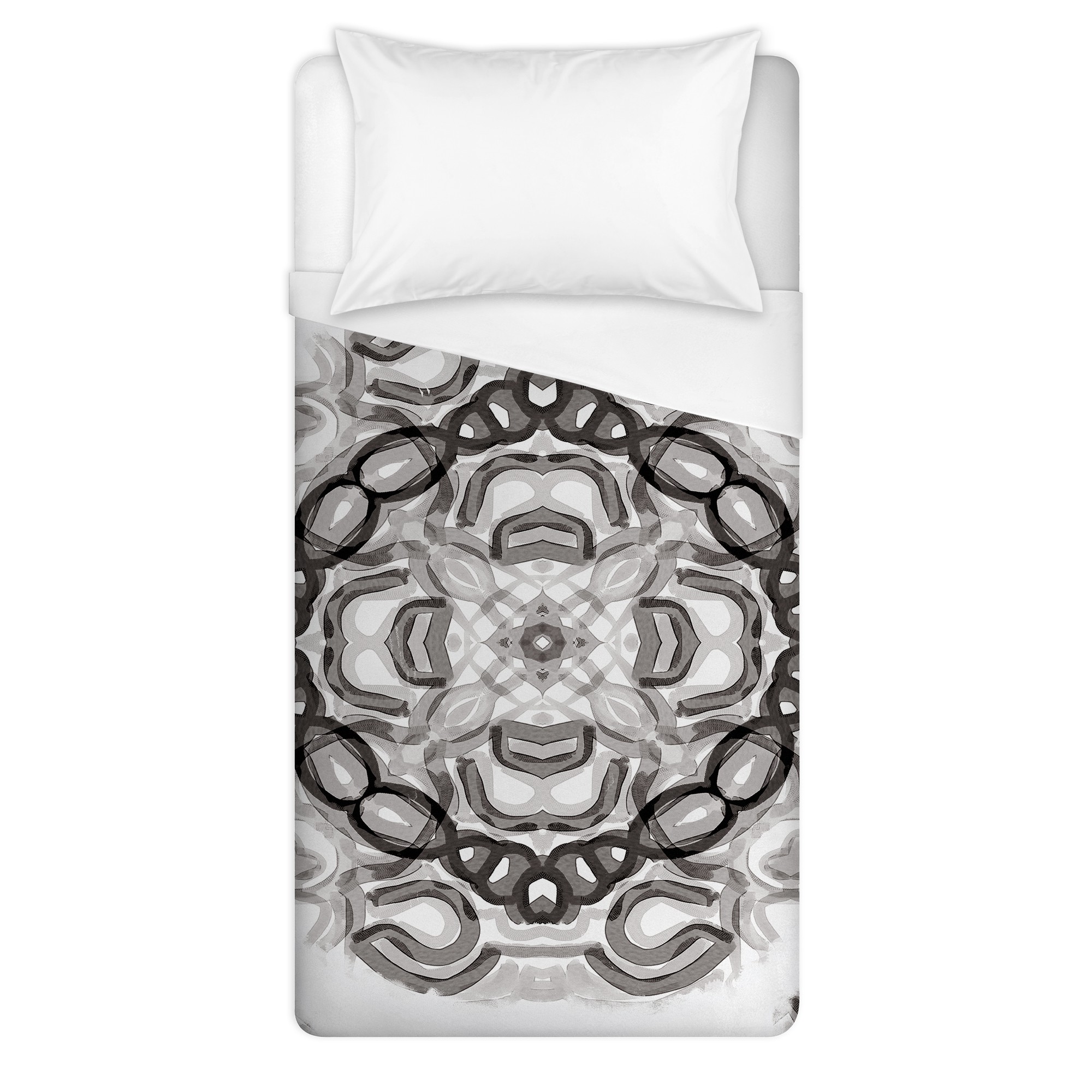 Watercolor Kaleidoscope Duvet
