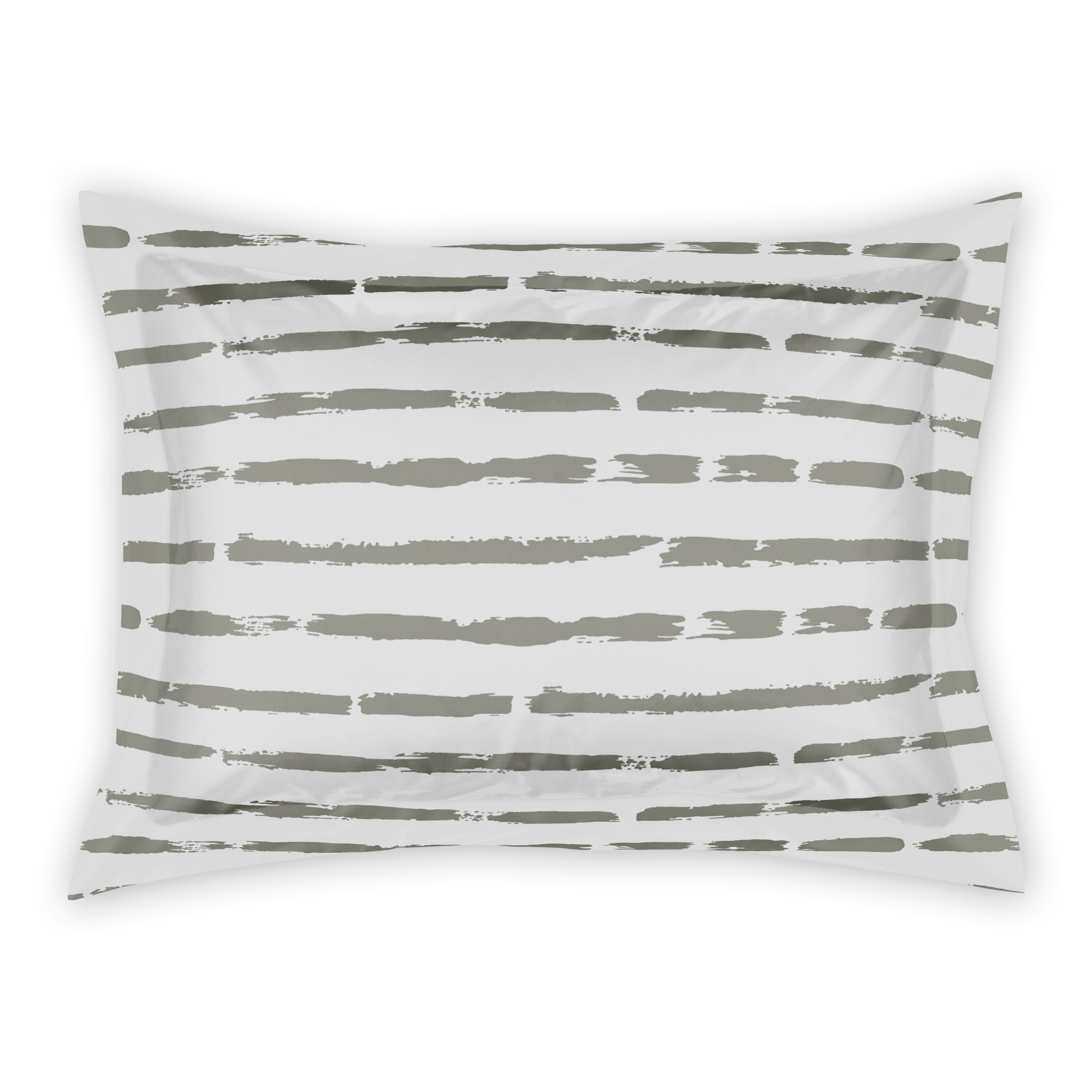 Taupe Brush Strokes Sham