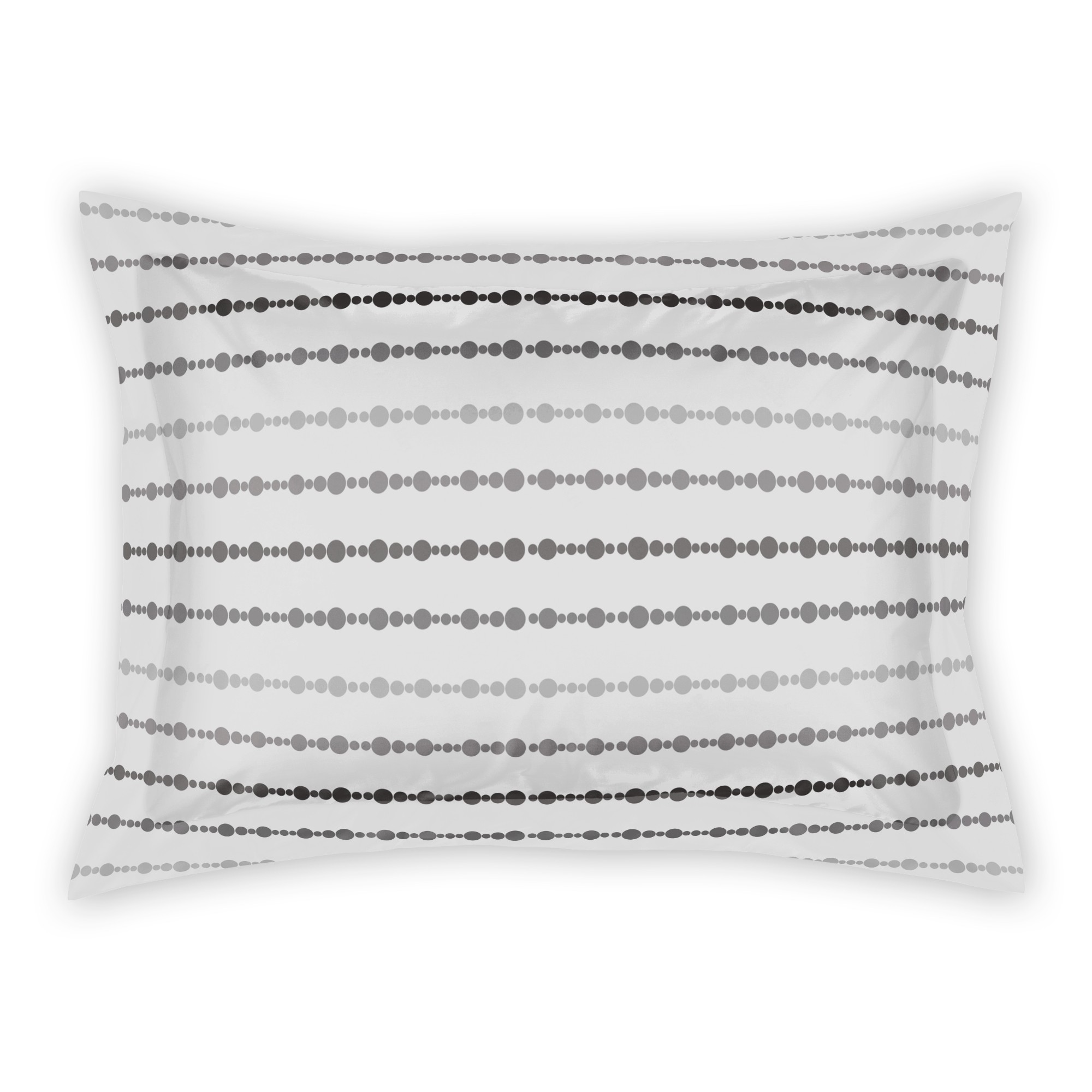 Neutral Dot Stripes Sham