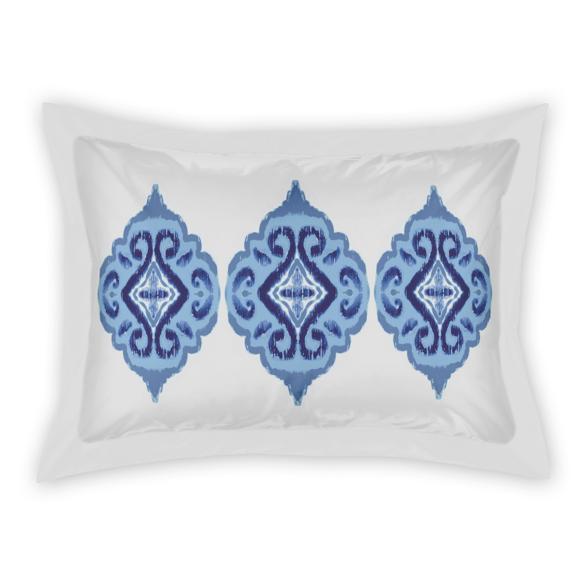 Blue Medallions Sham