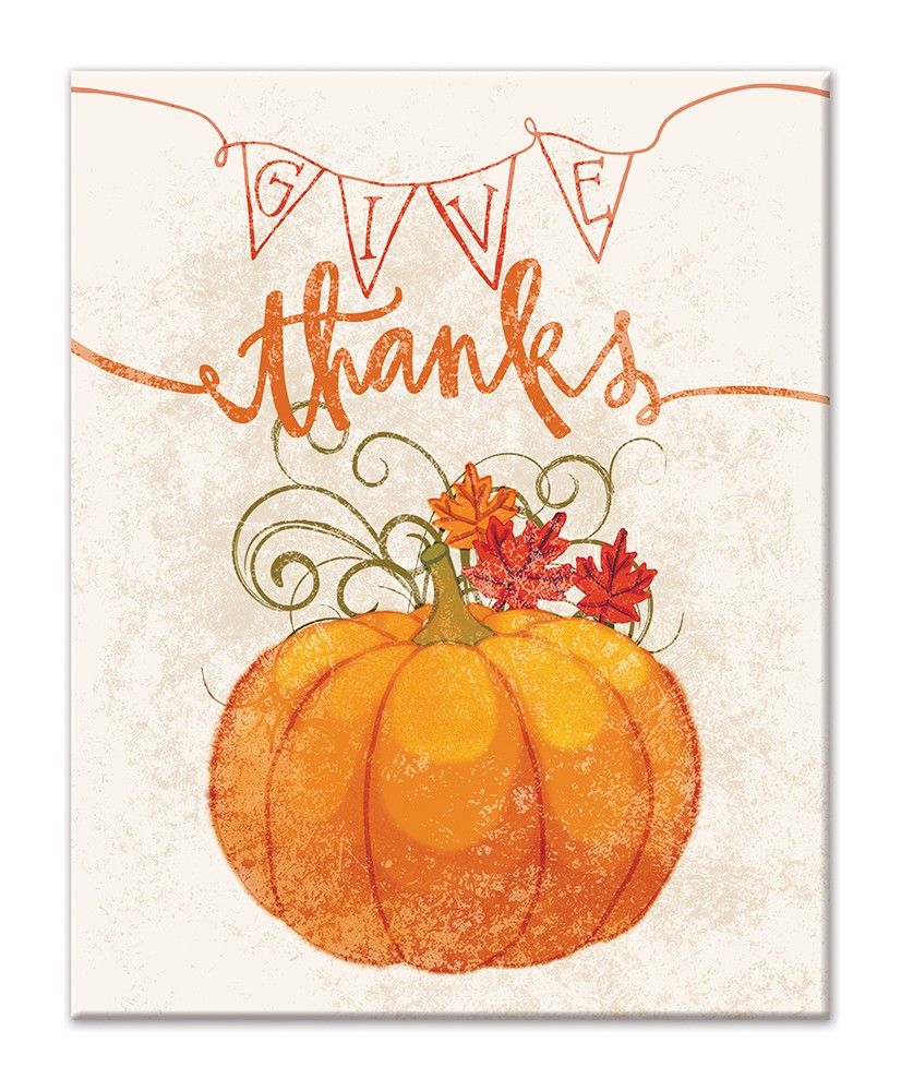 Give Thanks 8x10 Tabletop Canvas