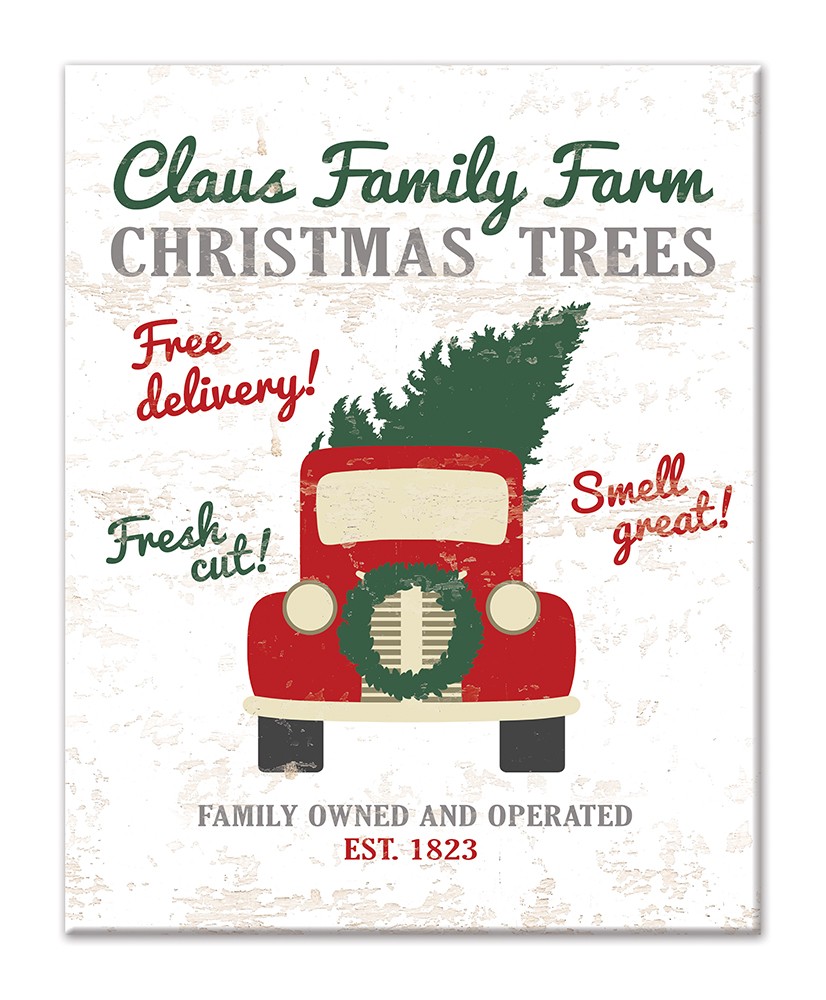 Claus Family Farm 8x10 Tabletop Canvas