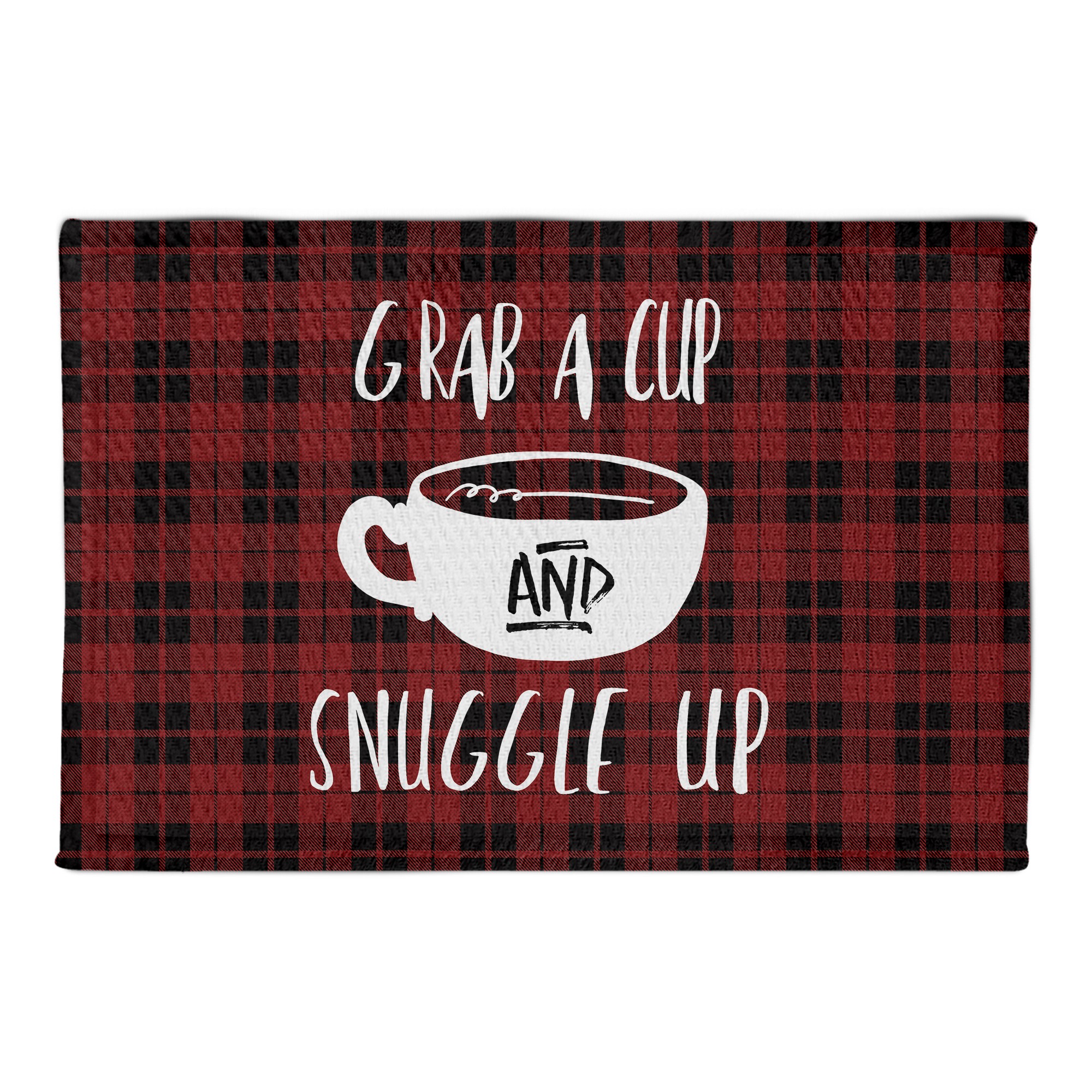 Grab a Cup and Snuggle Up 22.5x37 Area Rug